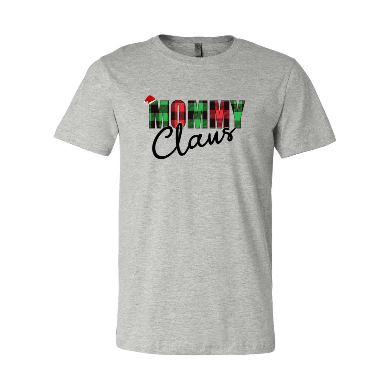 Mommy Claus Shirt in various colors, showcasing its soft fabric and stylish design, perfect for holiday celebrations.