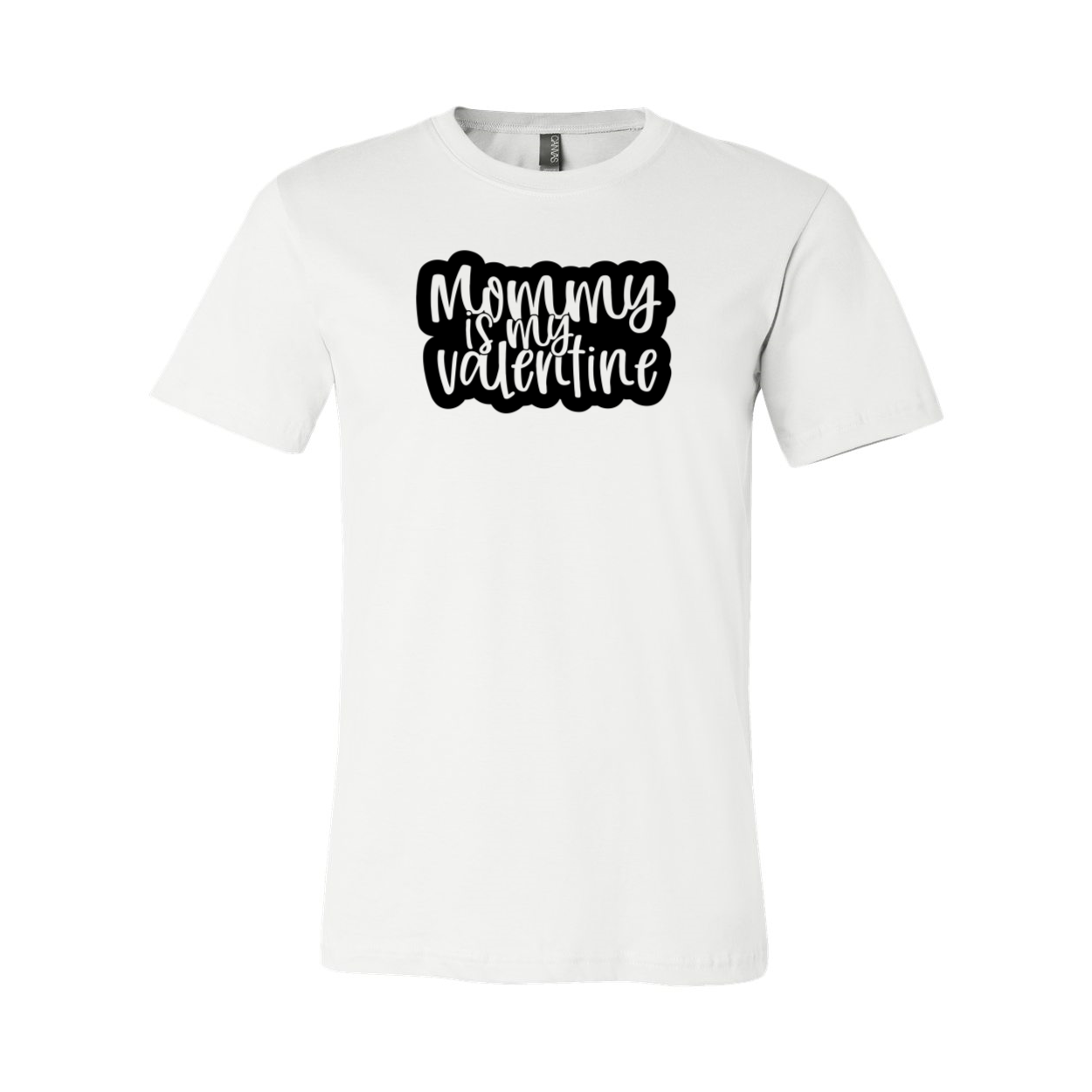 Mommy Is My Valentine Shirt in various colors, showcasing its soft fabric and stylish design.