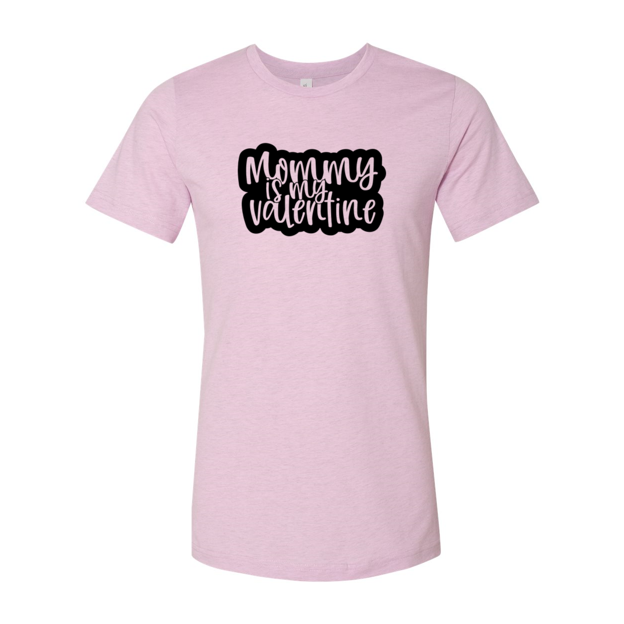 Mommy Is My Valentine Shirt in various colors, showcasing its soft fabric and stylish design.