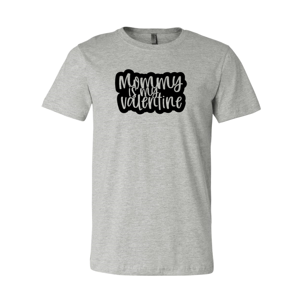 Mommy Is My Valentine Shirt in various colors, showcasing its soft fabric and stylish design.