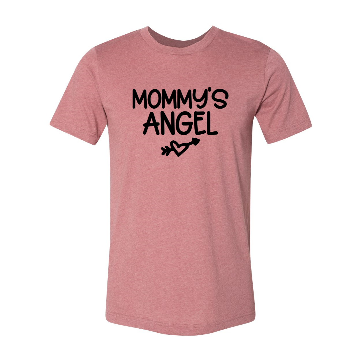 Mommy's Angel Shirt in various colors, showcasing its soft fabric and stylish design.