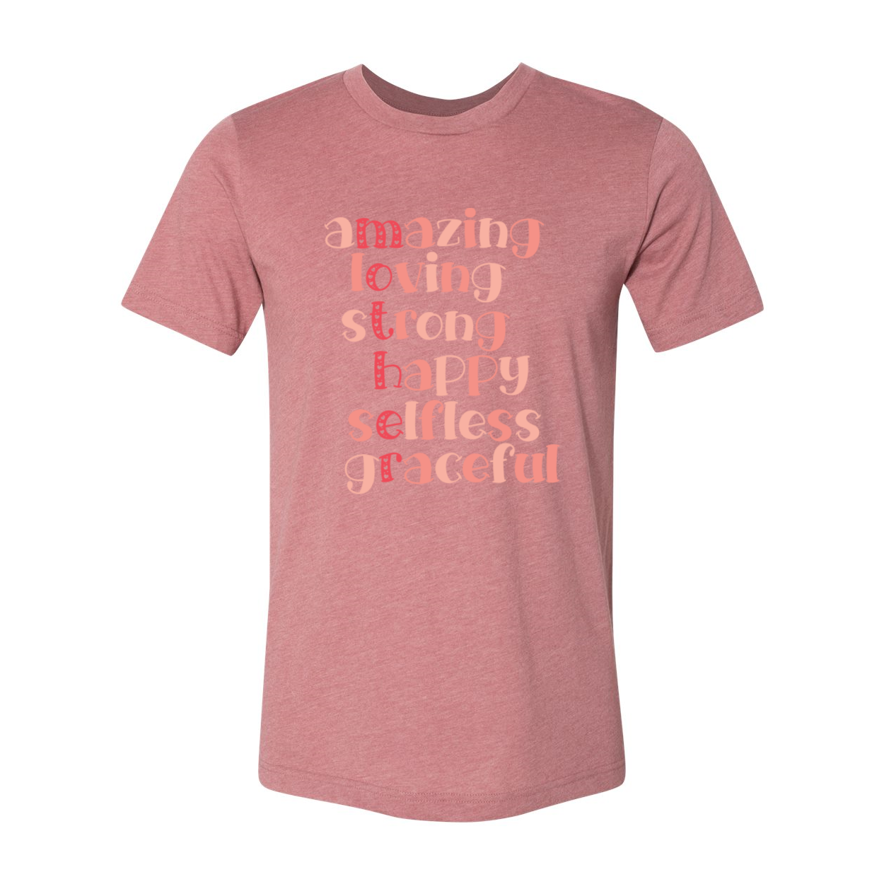 A comfortable unisex Mother T-shirt made from ring spun cotton, available in multiple colors and sizes.