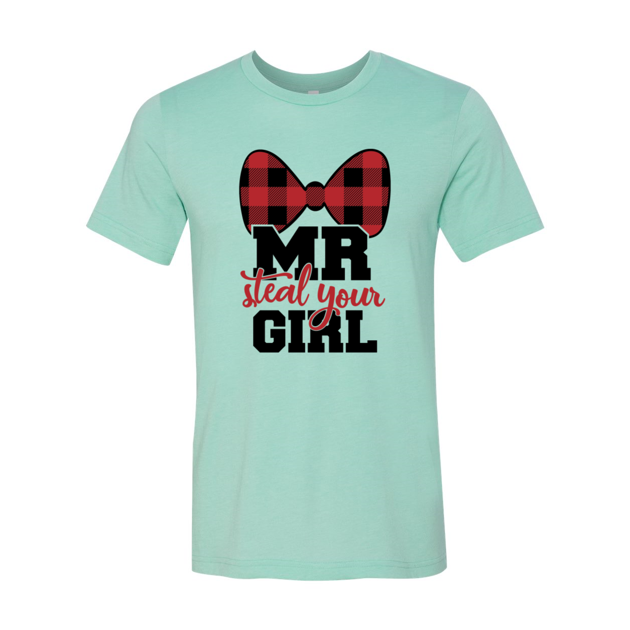 Mr Steal Your Girl Shirt in various colors, showcasing its unisex design and comfortable fit.