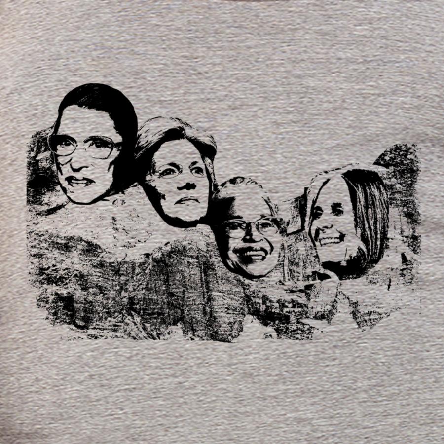 Mt Nasty tank top featuring Ruth Bader Ginsburg, Elizabeth Warren, Rosa Parks, and Gloria Steinem, designed for women's empowerment.