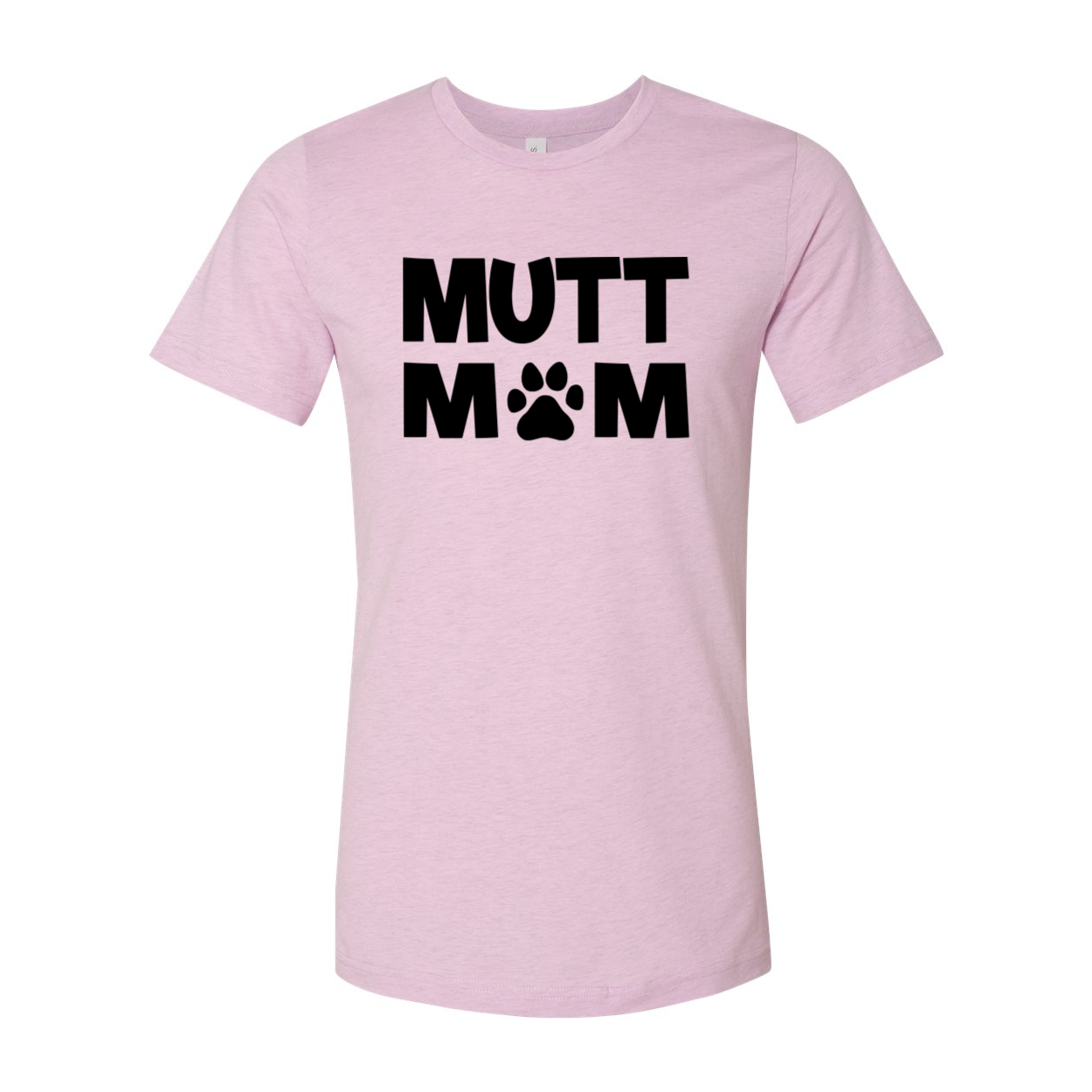 A comfortable unisex Mutt Mom Shirt made from ring spun cotton, featuring a stylish design and available in multiple colors.