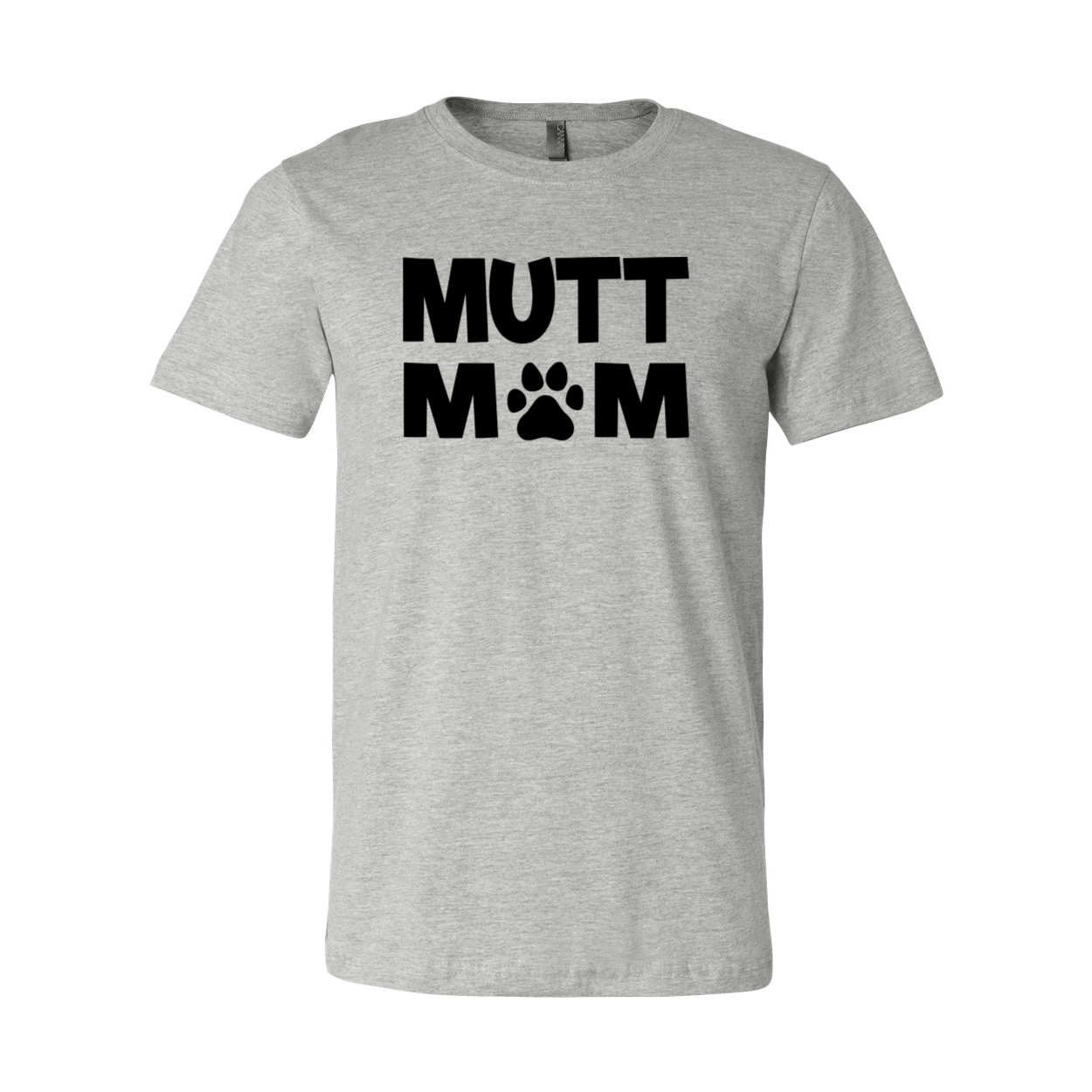 A comfortable unisex Mutt Mom Shirt made from ring spun cotton, featuring a stylish design and available in multiple colors.