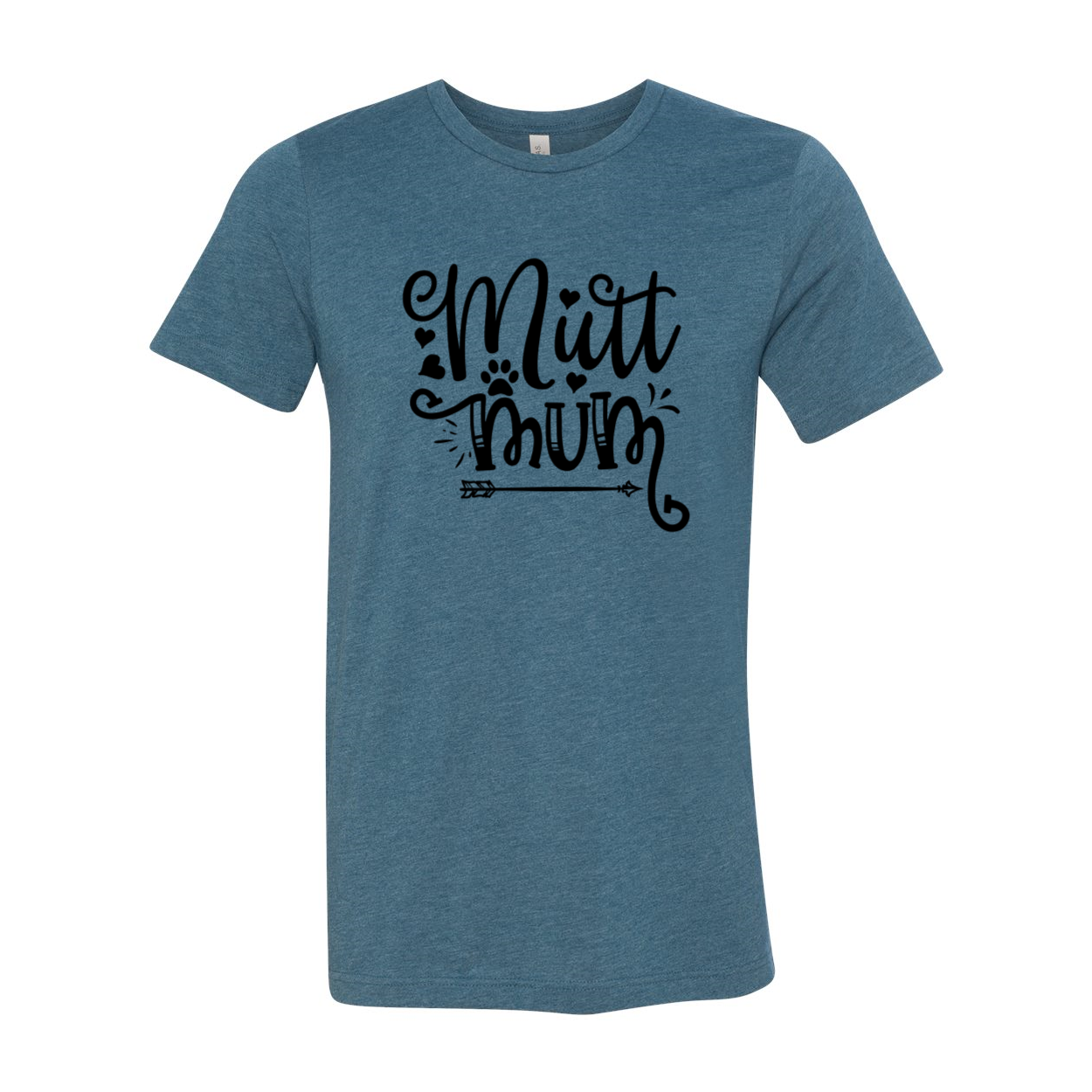 Mutt Mum Shirt displayed in multiple colors, showcasing its unisex design and soft fabric.