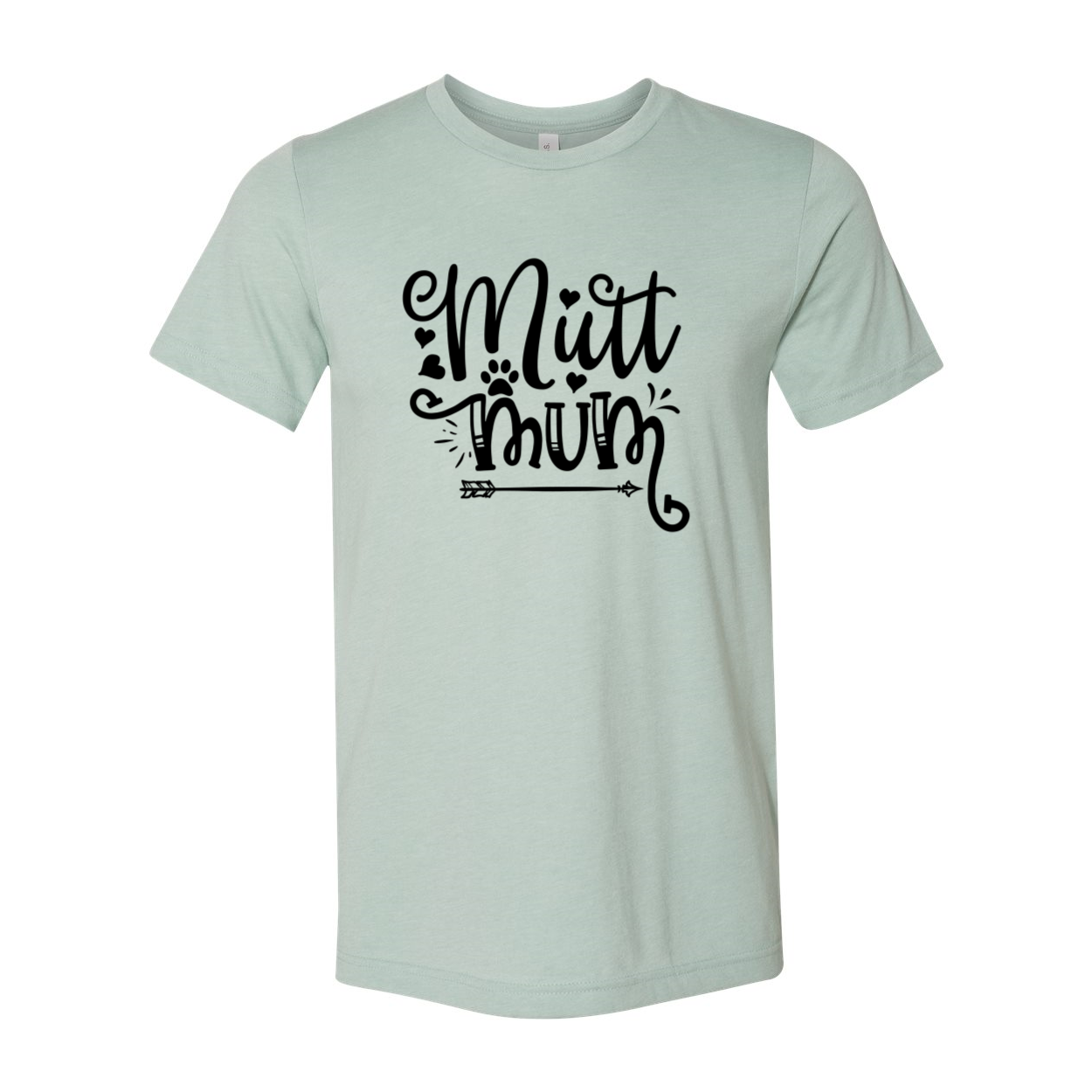 Mutt Mum Shirt displayed in multiple colors, showcasing its unisex design and soft fabric.