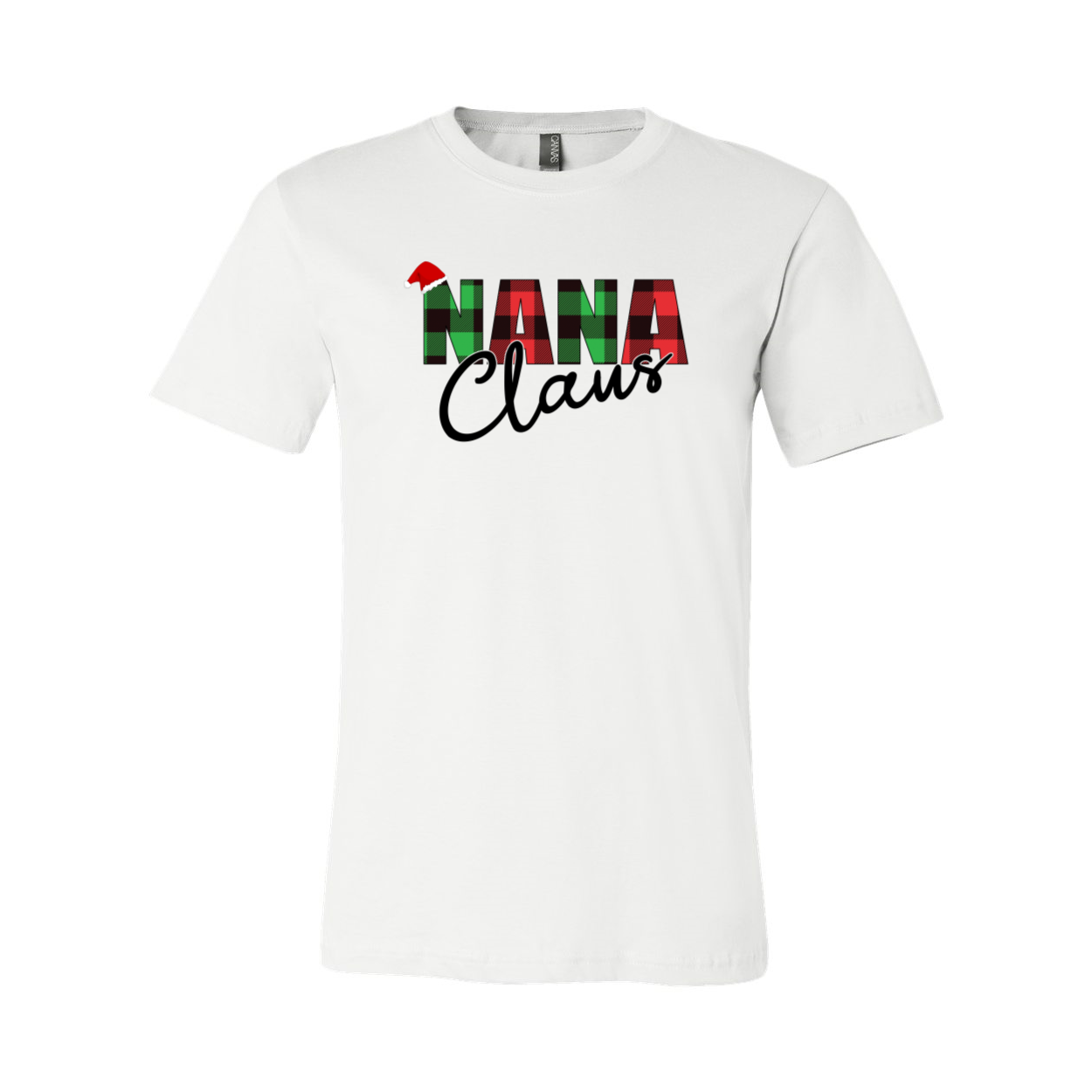 Nana Claus Shirt in various colors, showcasing its soft fabric and classic crew neck design.