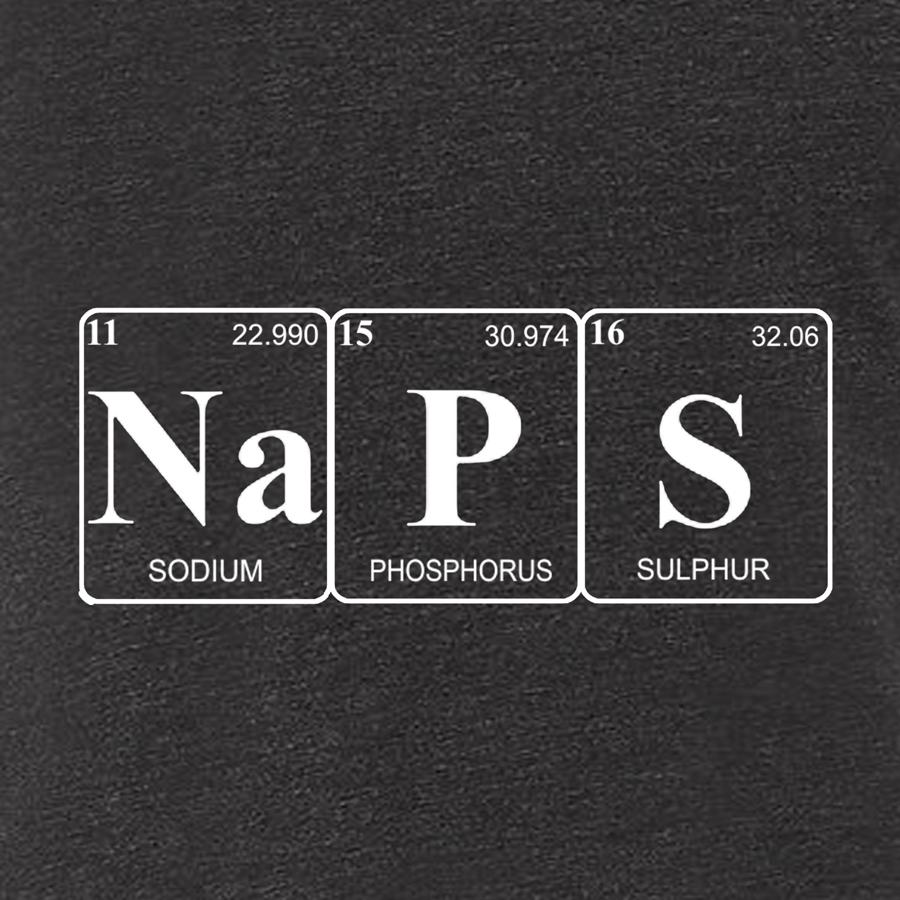 NAPS Periodic Table Science t-shirt featuring eco-friendly printing, soft fabric, and vibrant colors.