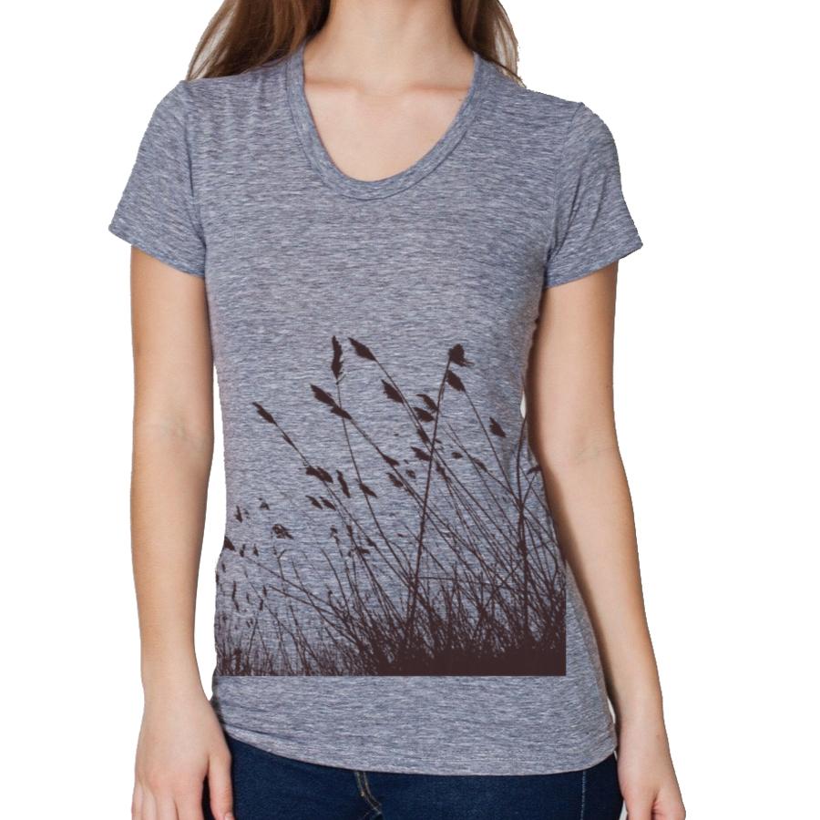 Nature Mind women's eco-friendly tees in various colors, showcasing soft fabric and stylish design.