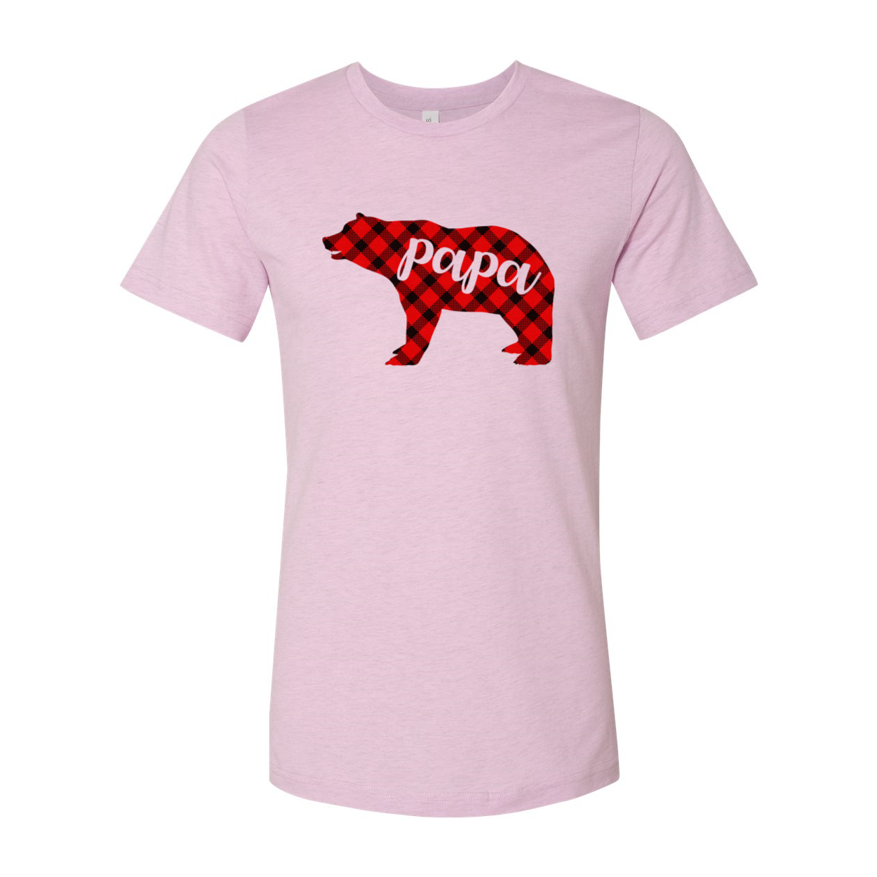 A stylish unisex Papa Bear Shirt made from soft ring spun cotton, available in multiple colors and sizes.