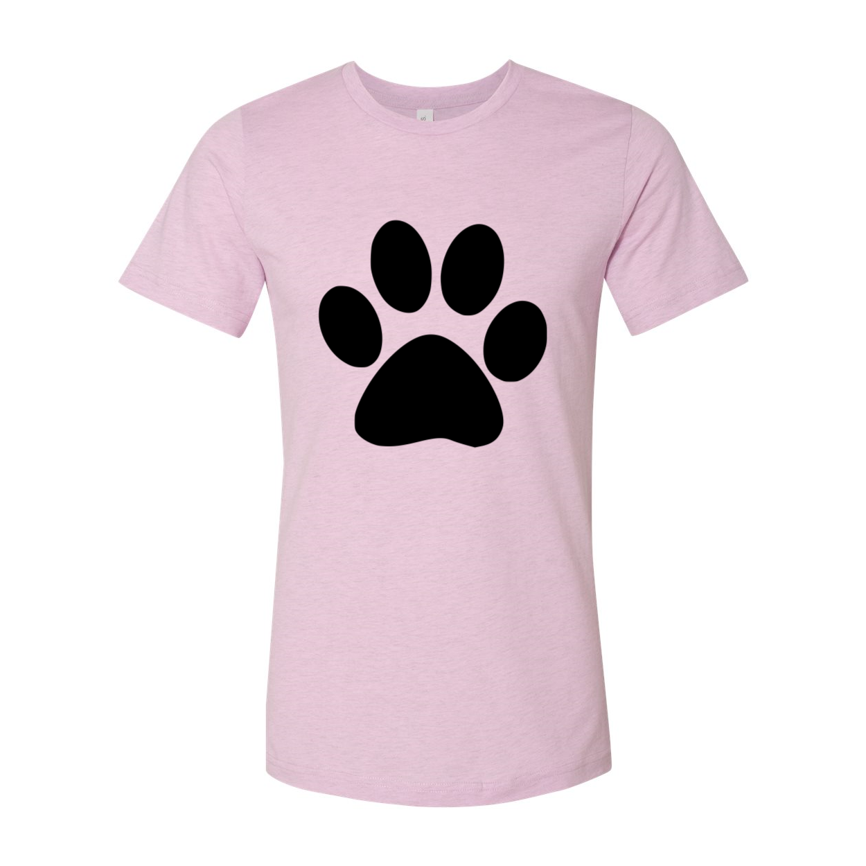 A stylish unisex Pawprint Shirt made from soft ring spun cotton, available in various colors and sizes.