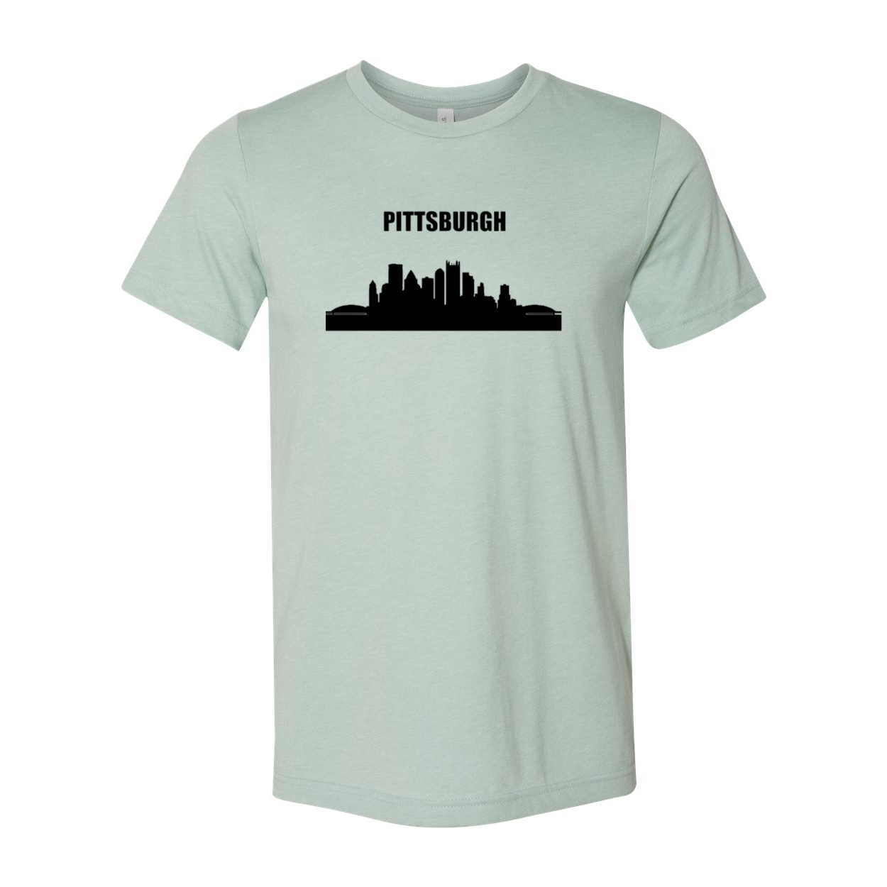 A stylish unisex Pittsburgh Shirt made from soft ring spun cotton, available in various colors and sizes.