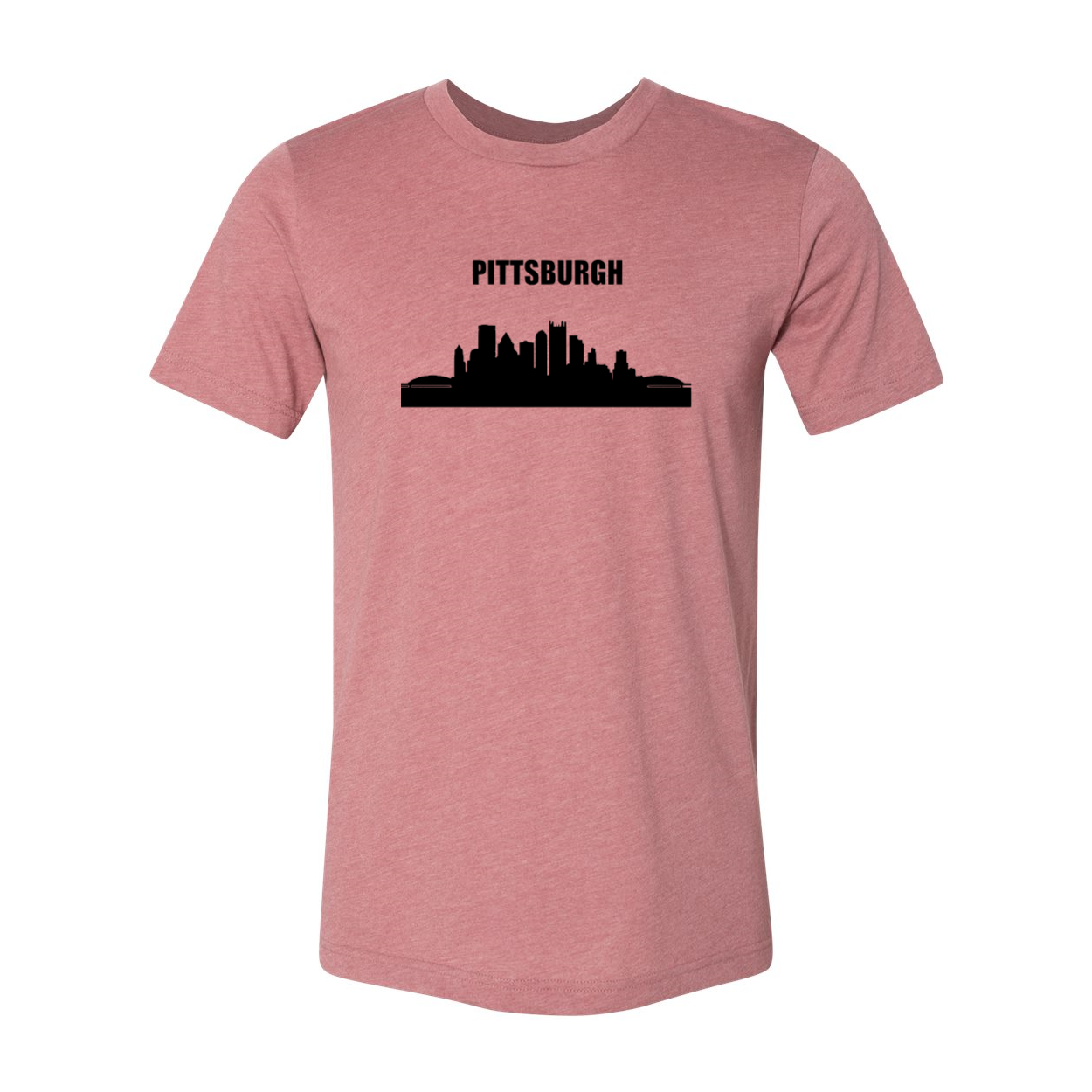 A stylish unisex Pittsburgh Shirt made from soft ring spun cotton, available in various colors and sizes.