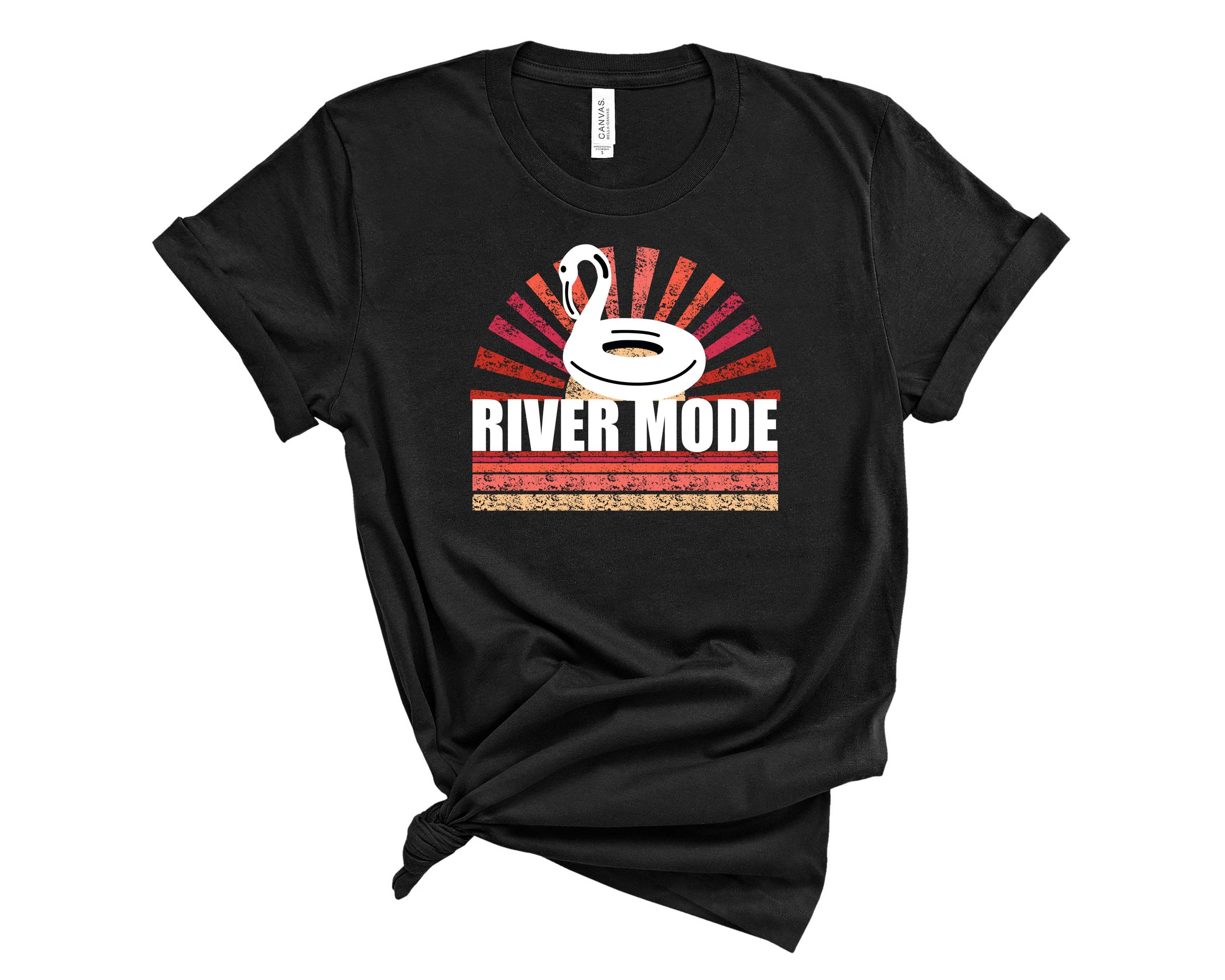 River Mode Burst White Graphic Tee featuring a unique burst design, suitable for all genders.