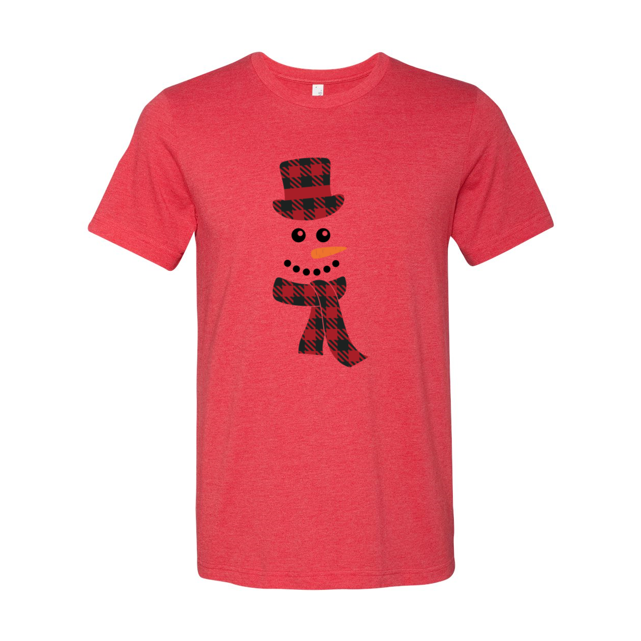 A festive unisex Santa Man Face Shirt featuring a vibrant Santa graphic, made from soft ring spun cotton.