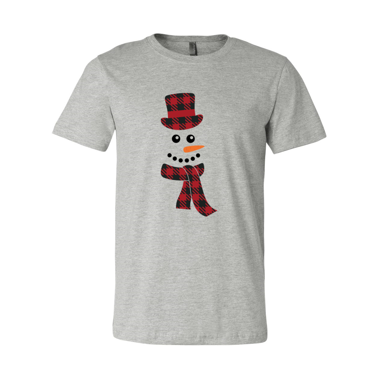 A festive unisex Santa Man Face Shirt featuring a vibrant Santa graphic, made from soft ring spun cotton.