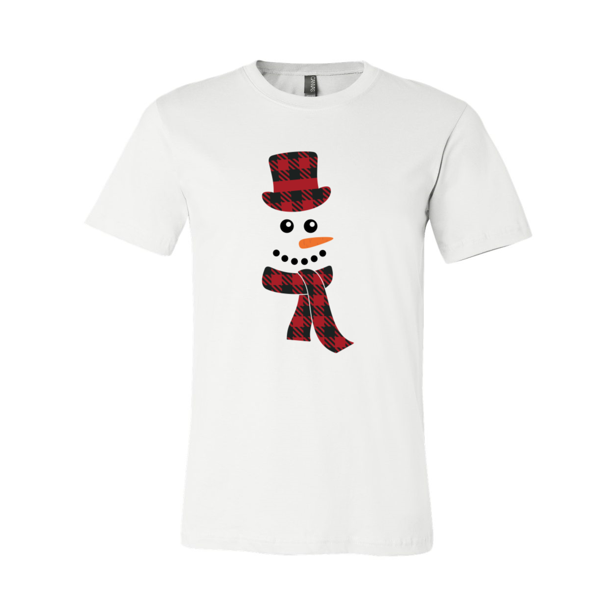 A festive unisex Santa Man Face Shirt featuring a vibrant Santa graphic, made from soft ring spun cotton.