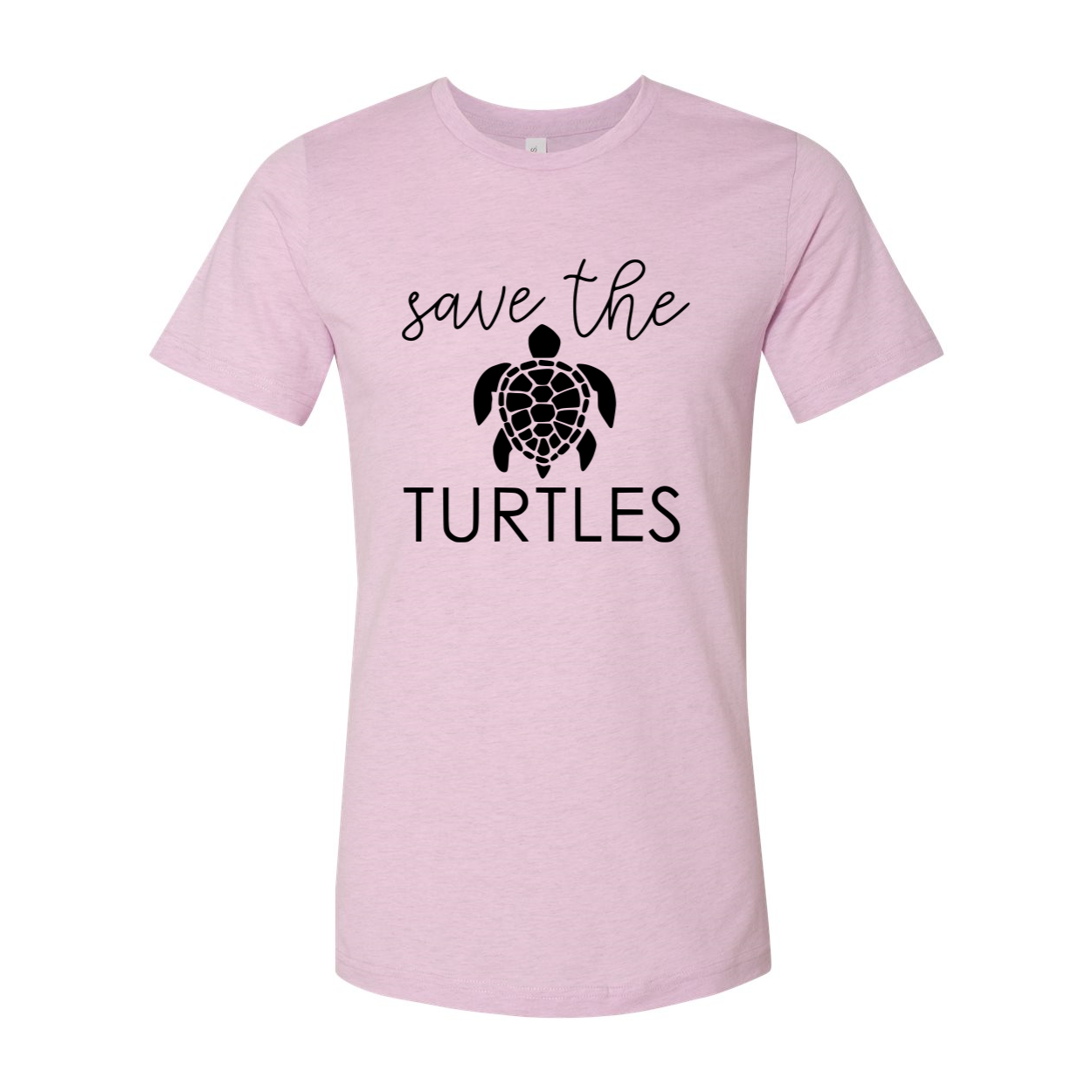 A stylish unisex Save The Turtles Shirt made from soft ring spun cotton, featuring a vibrant turtle graphic.