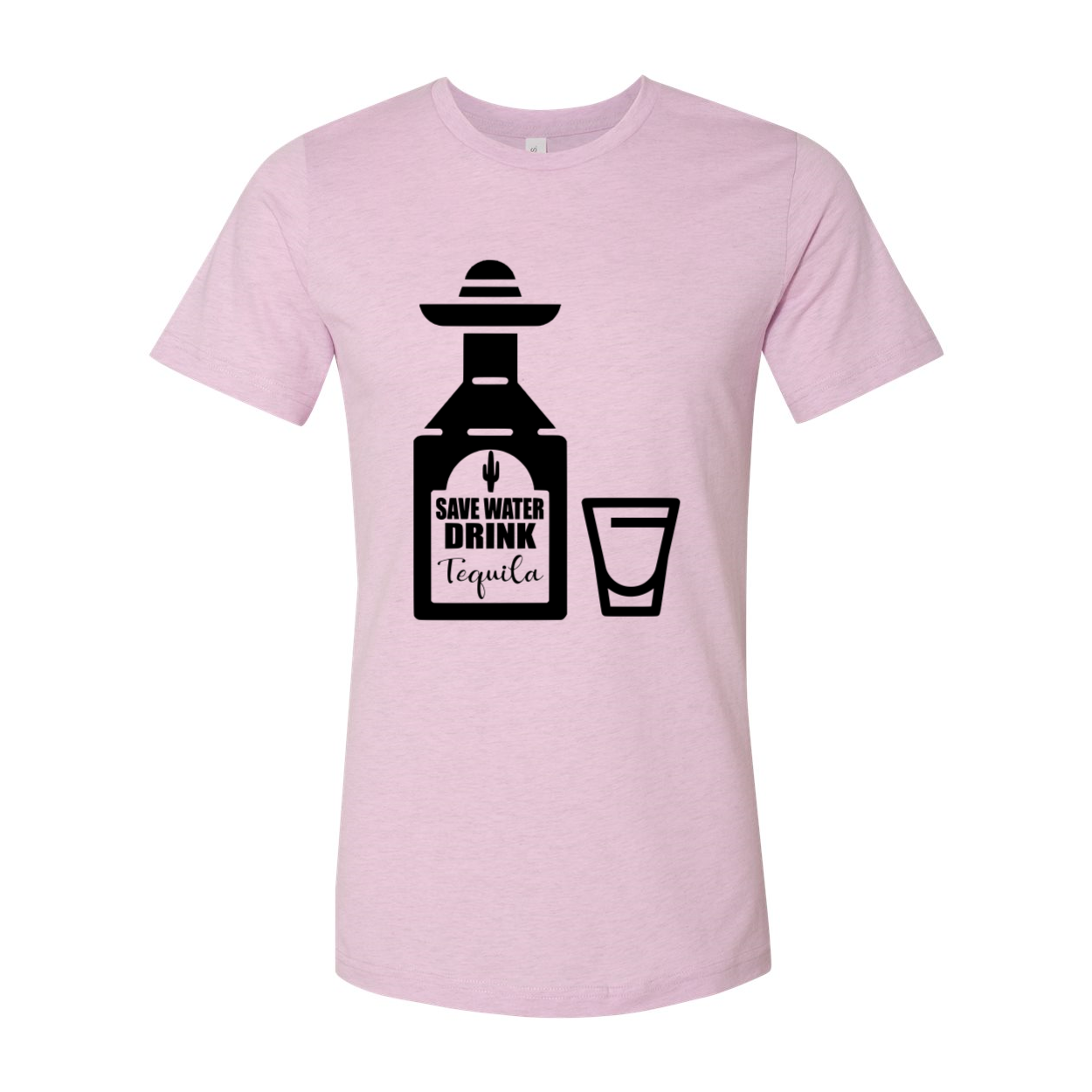 Unisex Save Water Drink Tequila Shirt in various colors, showcasing its soft fabric and stylish design.