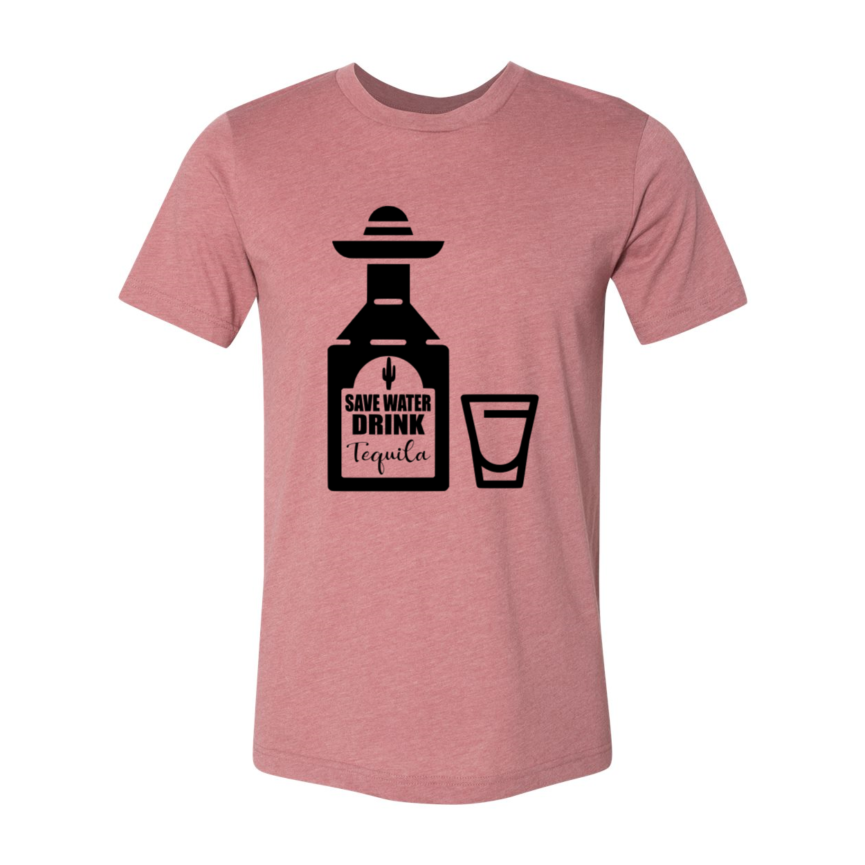 Unisex Save Water Drink Tequila Shirt in various colors, showcasing its soft fabric and stylish design.