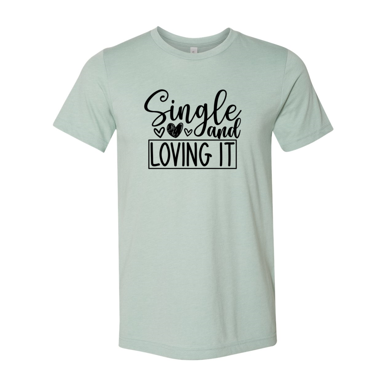 A unisex Simple And Loving It Shirt in various colors, showcasing its soft fabric and modern design.