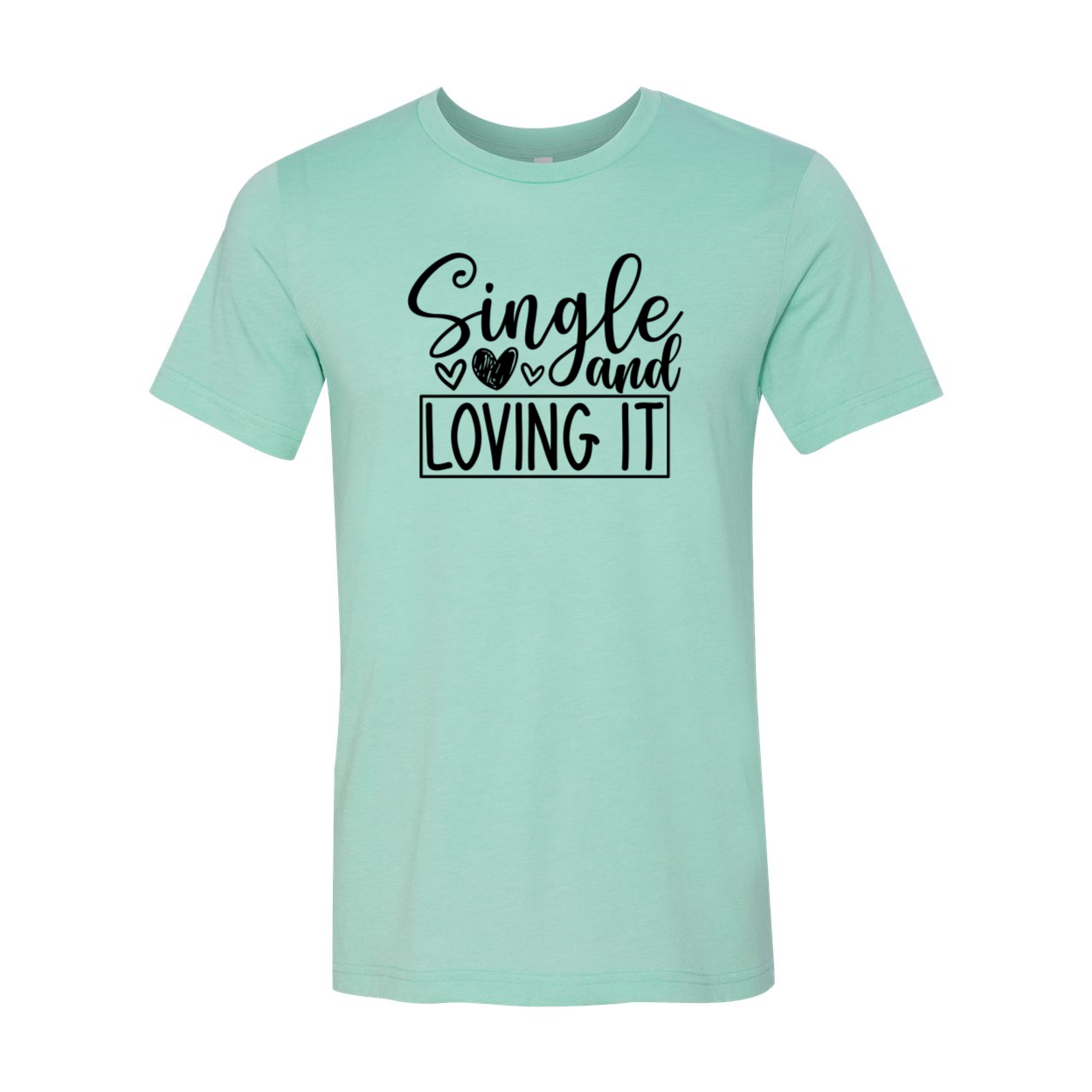 A unisex Simple And Loving It Shirt in various colors, showcasing its soft fabric and modern design.