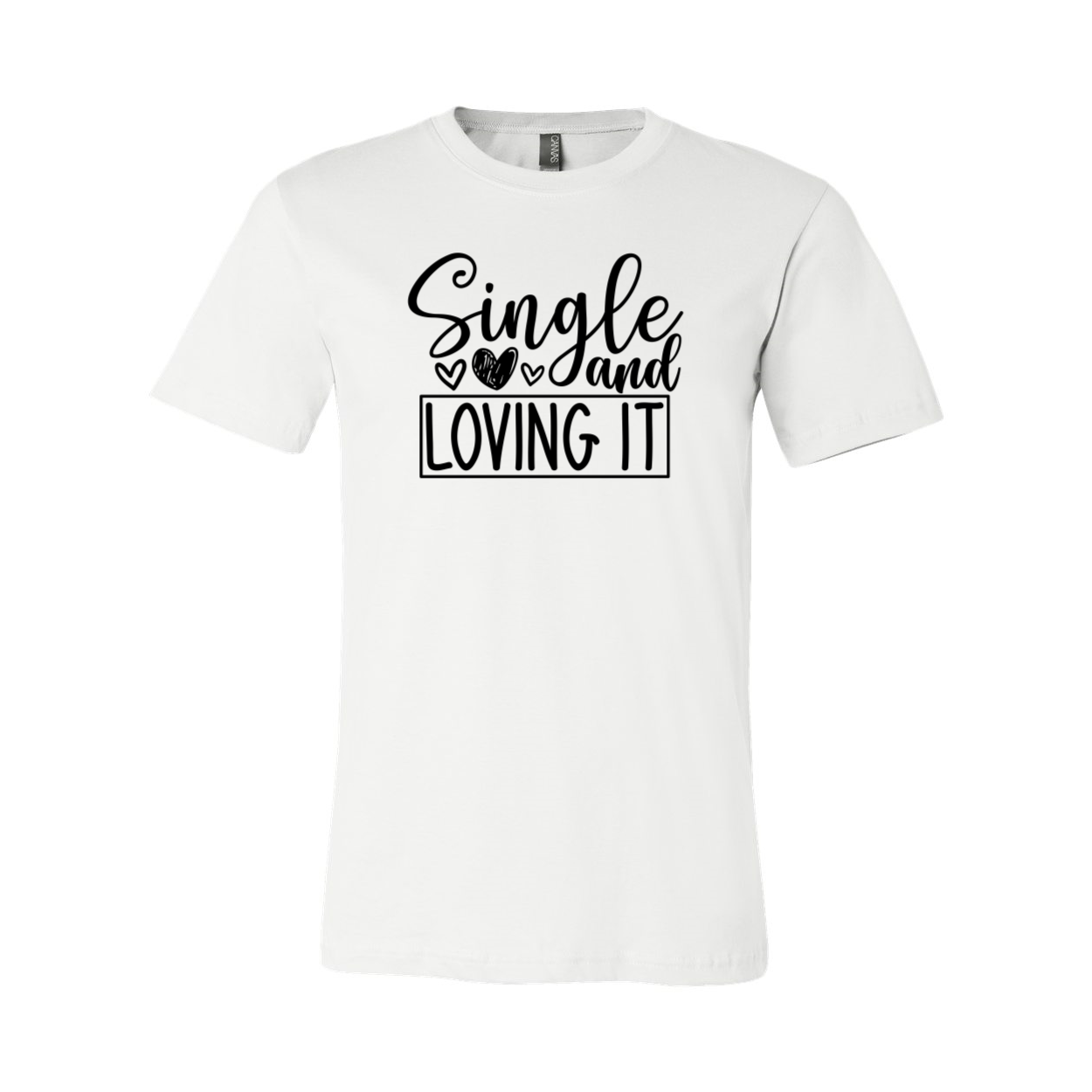 A unisex Simple And Loving It Shirt in various colors, showcasing its soft fabric and modern design.