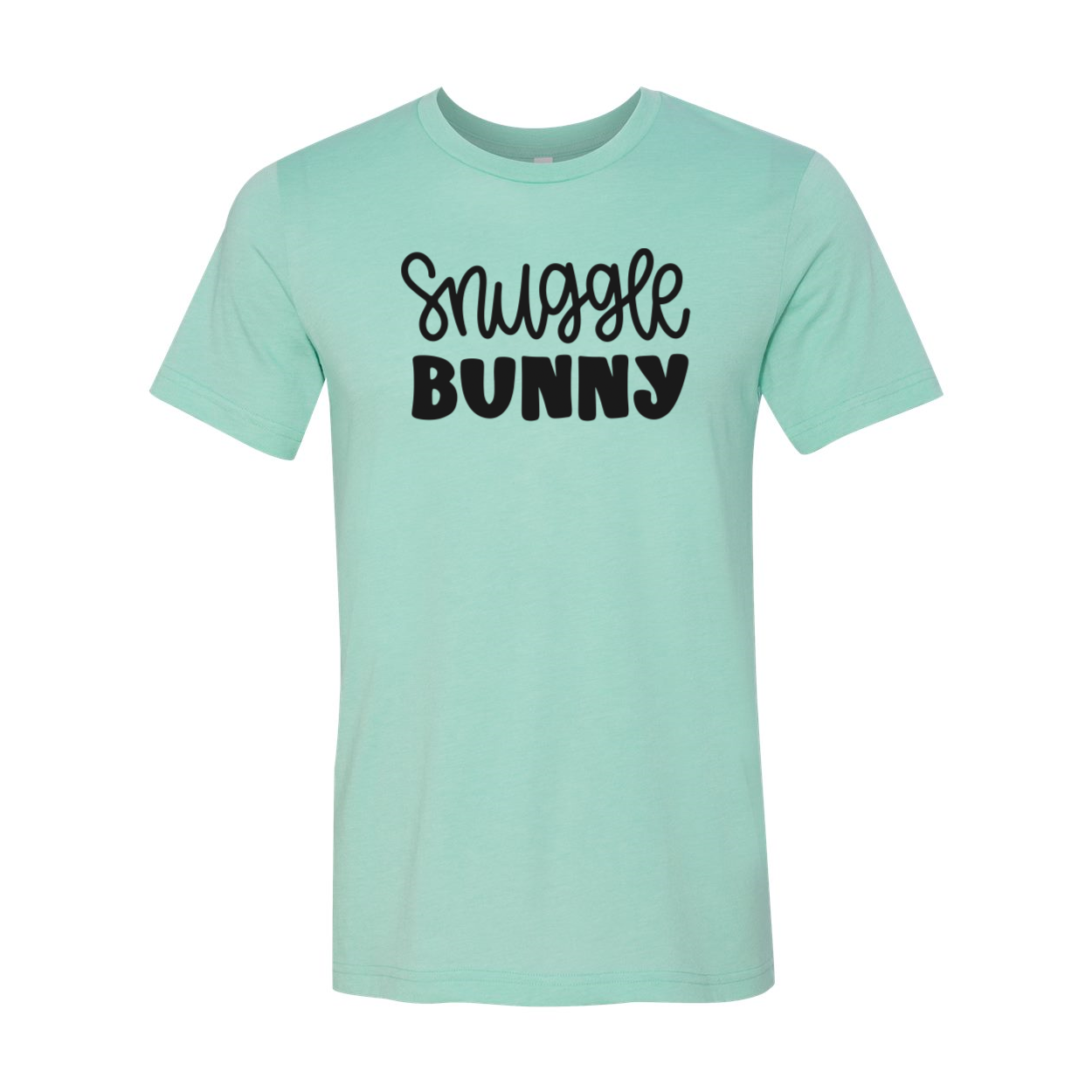 A cozy Snuggle Bunny Shirt in various colors, showcasing its soft fabric and stylish design.