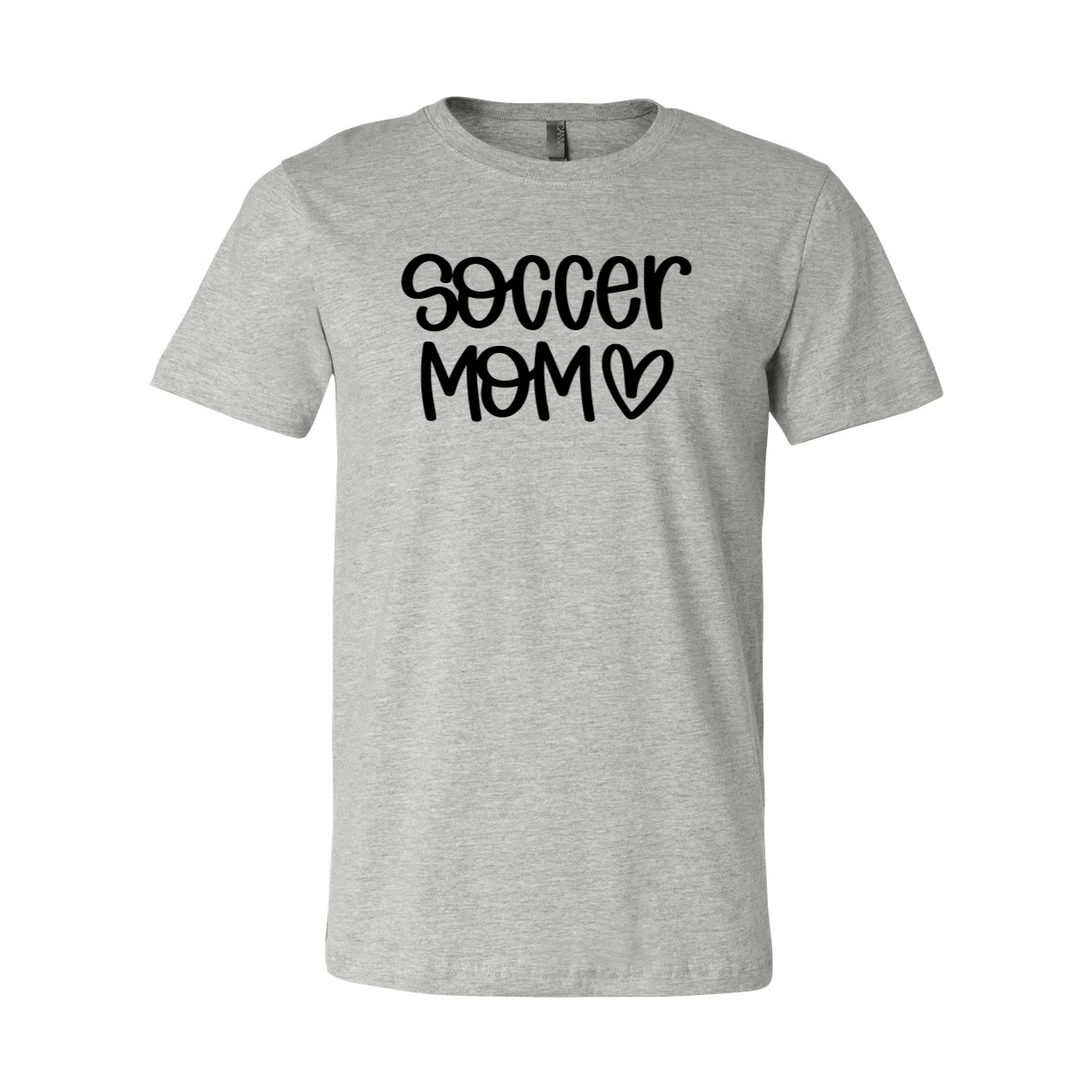 A stylish unisex Soccer Mom Shirt made from soft ring spun cotton, featuring a classic crew neck and available in multiple colors.