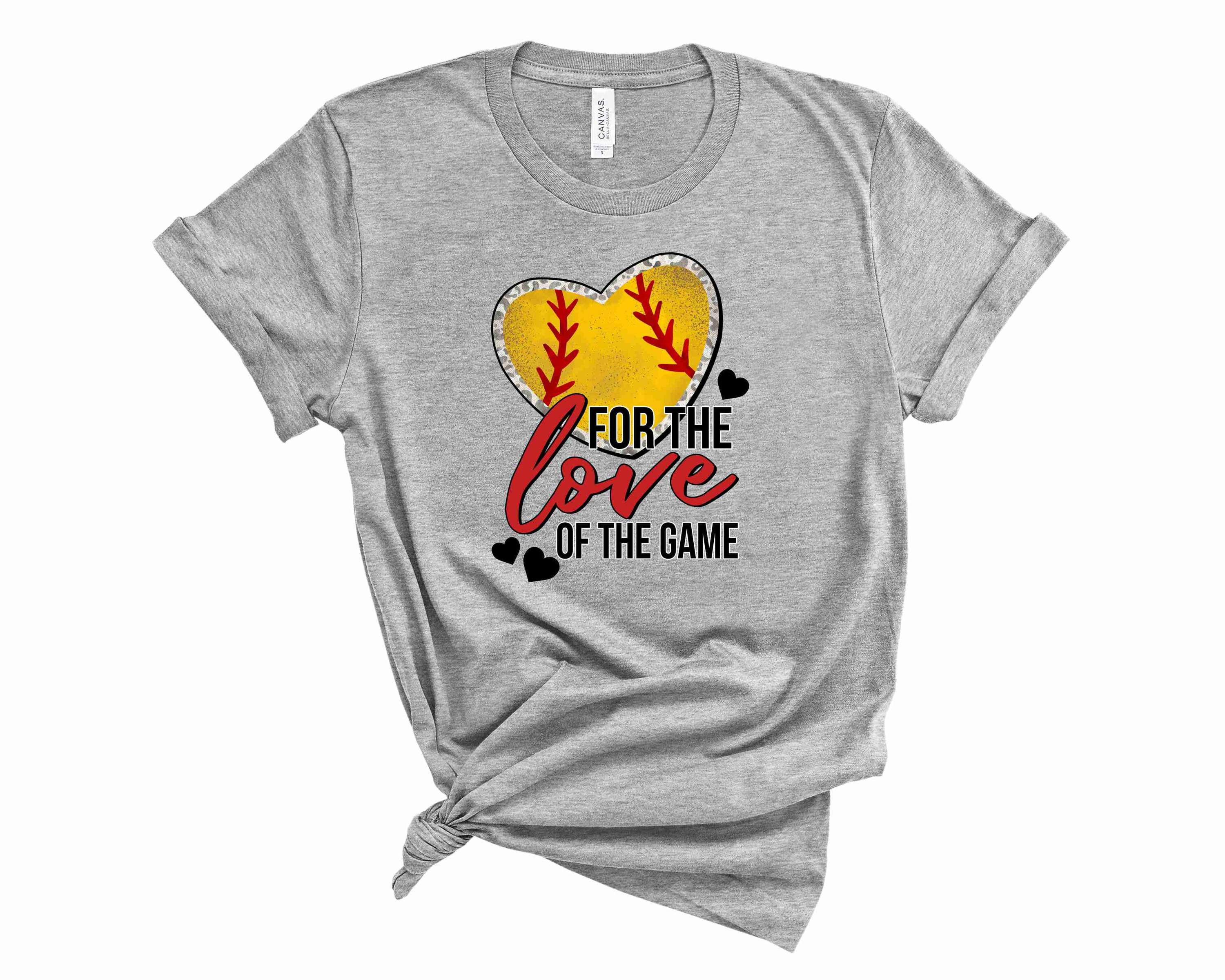 Unisex Softball graphic tee featuring a vibrant design celebrating the love of the game.