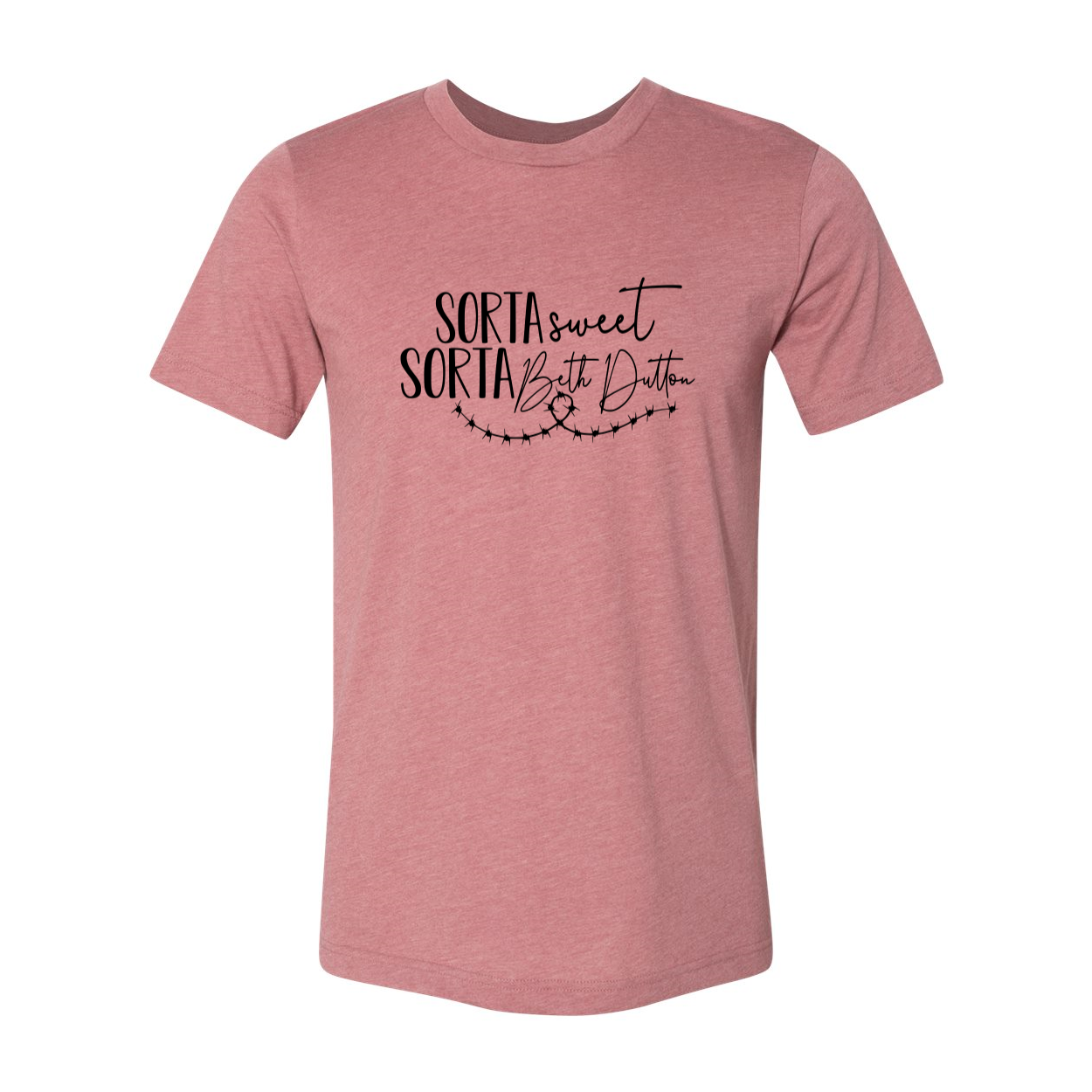 Sorta Sweet Sorta Beth Dutton Shirt in various colors, showcasing its soft fabric and stylish design.