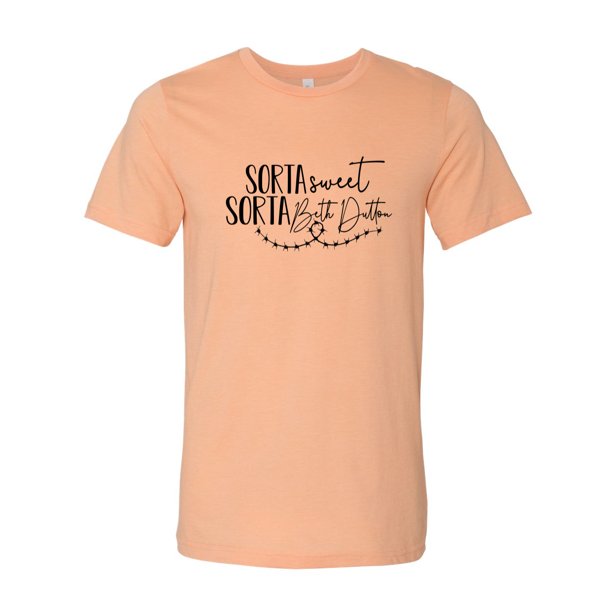 Sorta Sweet Sorta Beth Dutton Shirt in various colors, showcasing its soft fabric and stylish design.