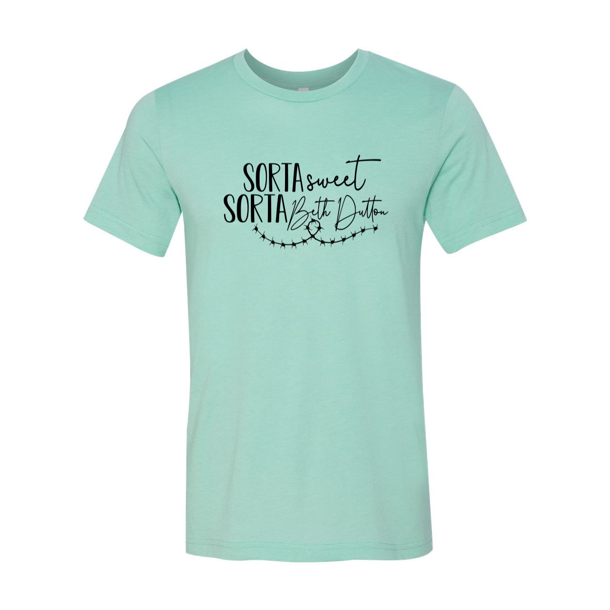 Sorta Sweet Sorta Beth Dutton Shirt in various colors, showcasing its soft fabric and stylish design.