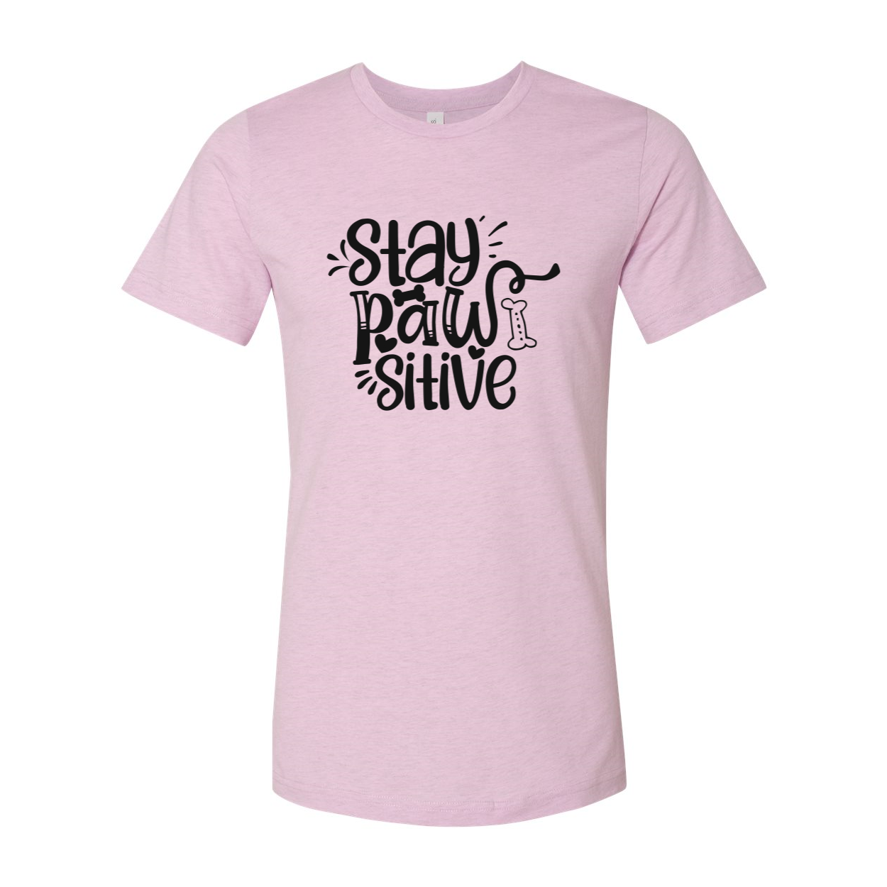 Stay Pawsitive Shirt in various colors, showcasing its comfortable fit and stylish design.