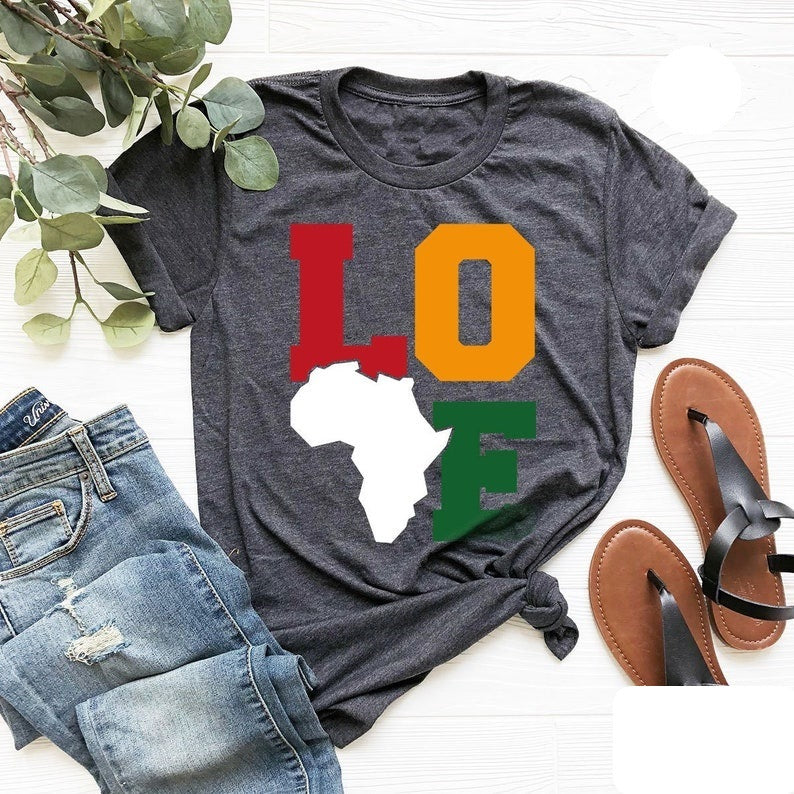 A vibrant Summer Printed T-Shirt featuring African cultural designs, made from a cotton-polyester blend, perfect for casual wear.