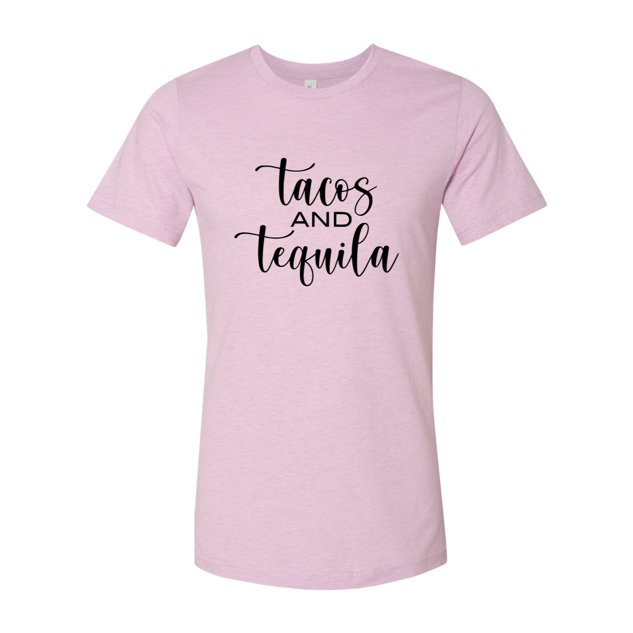 A vibrant Tacos And Tequila Shirt made from soft ring spun cotton, featuring a fun print and available in multiple colors.