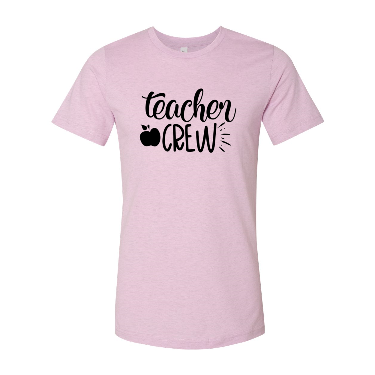 A comfortable unisex Teacher Crew Shirt in various colors, showcasing its soft fabric and classic crew neck design.