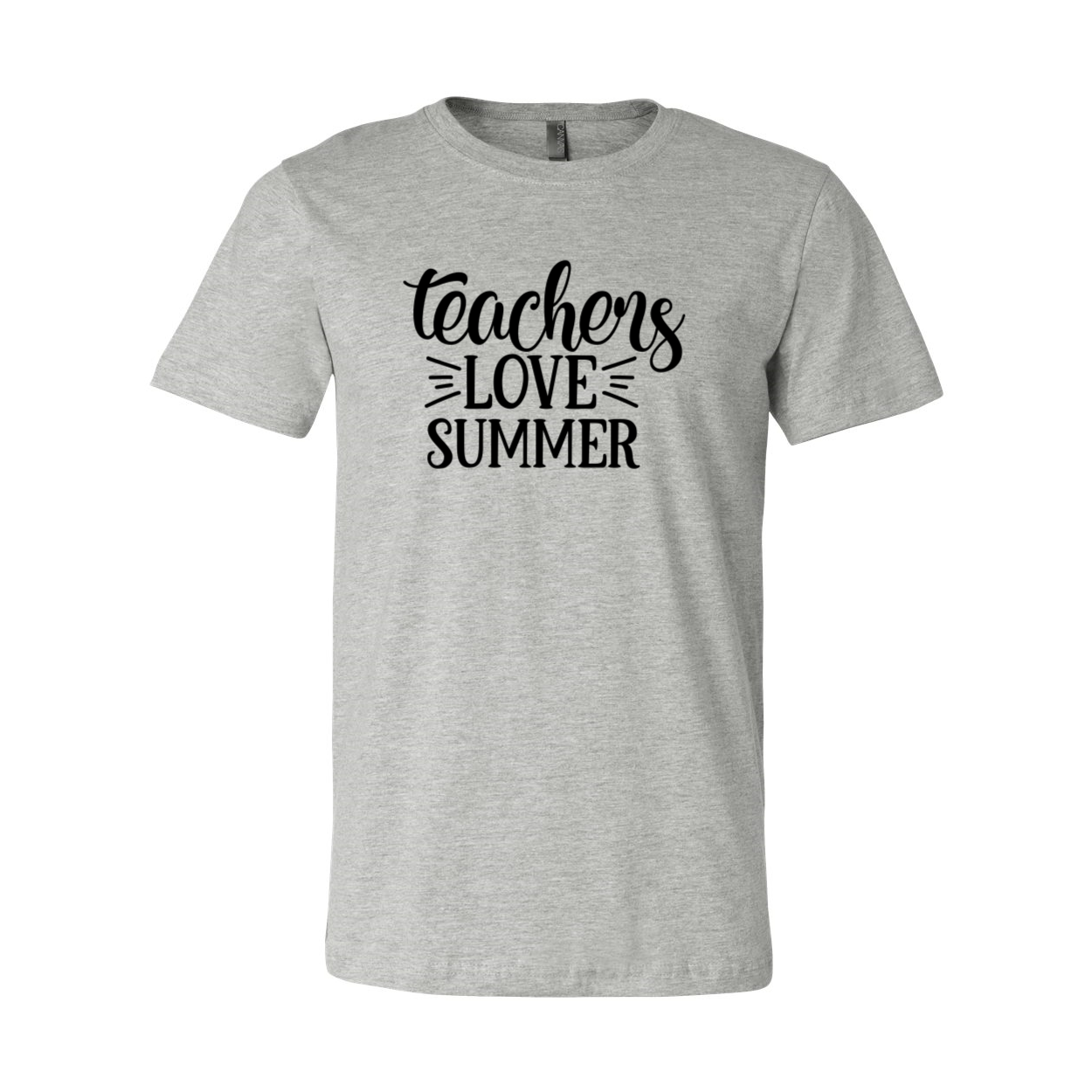 Unisex Teachers Love Summer Shirt in various colors, showcasing its comfortable fabric and stylish design.