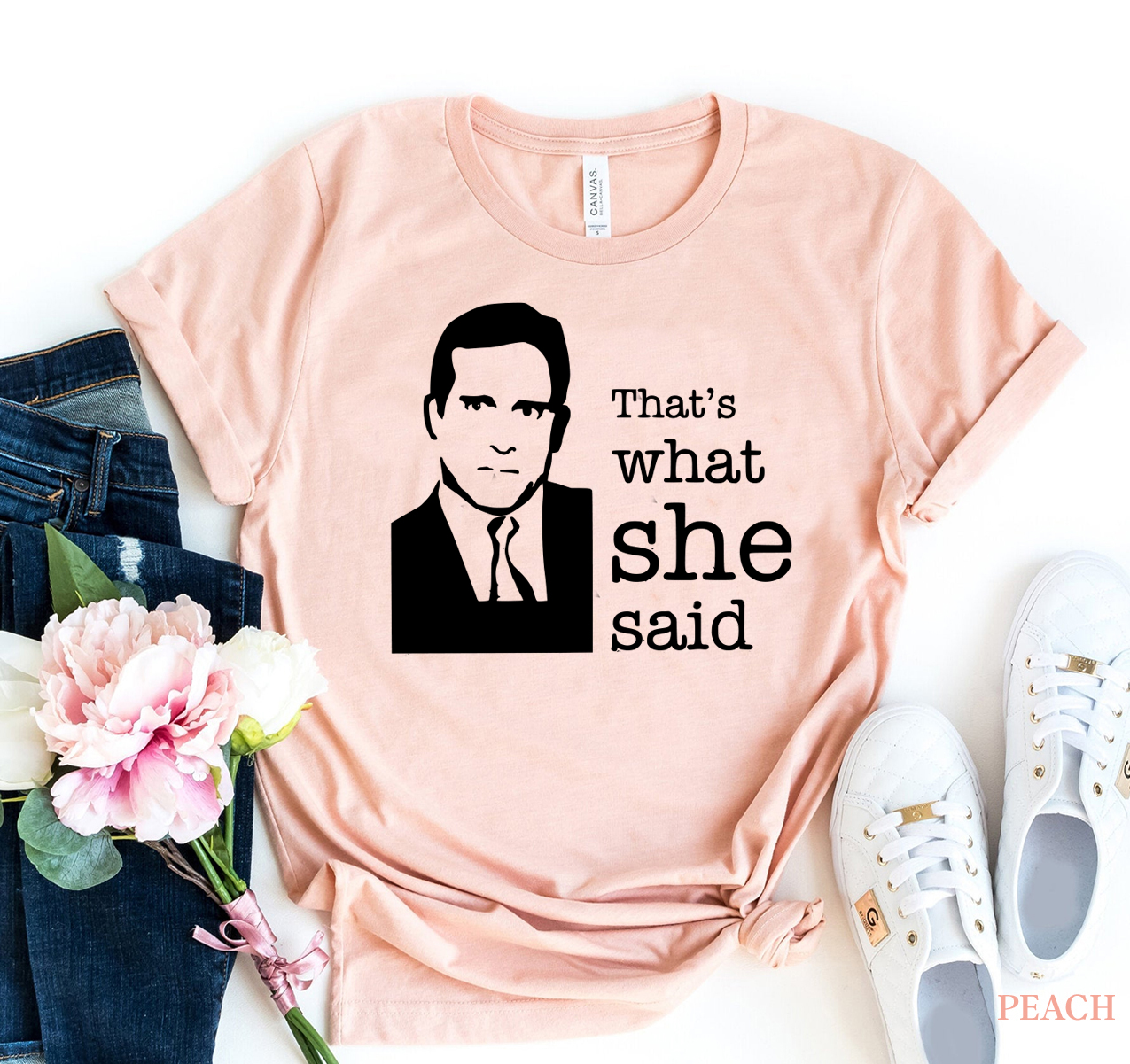 That's What She Said T-shirt made from premium ring spun cotton with a stylish design and comfortable fit.