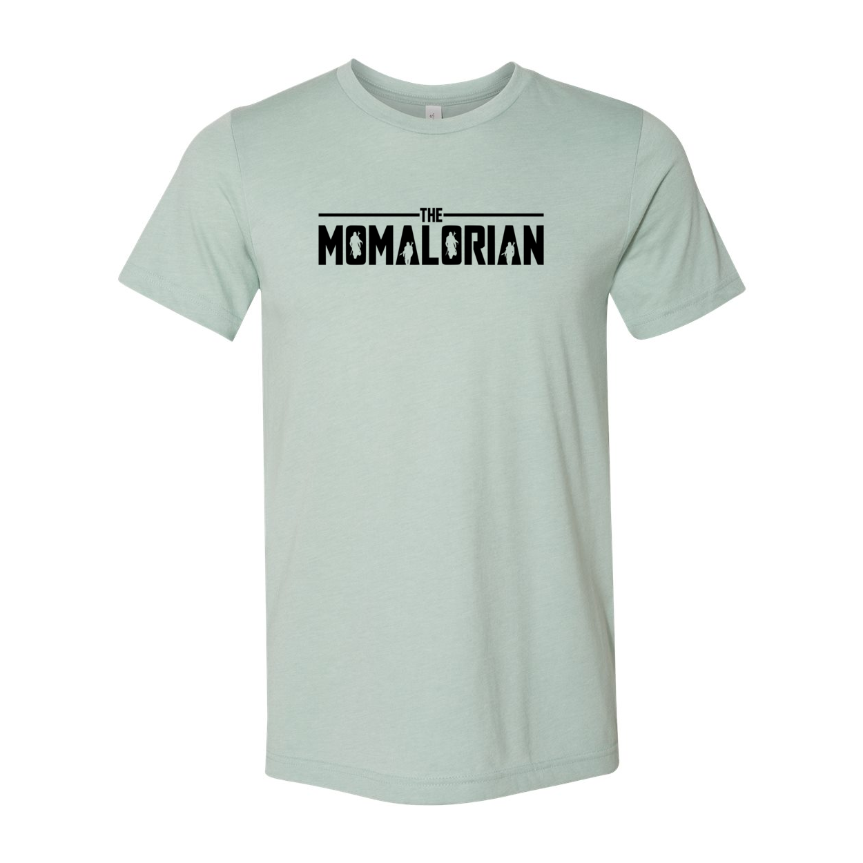 The Momalorian shirt displayed in various colors, showcasing its comfortable fabric and stylish design.