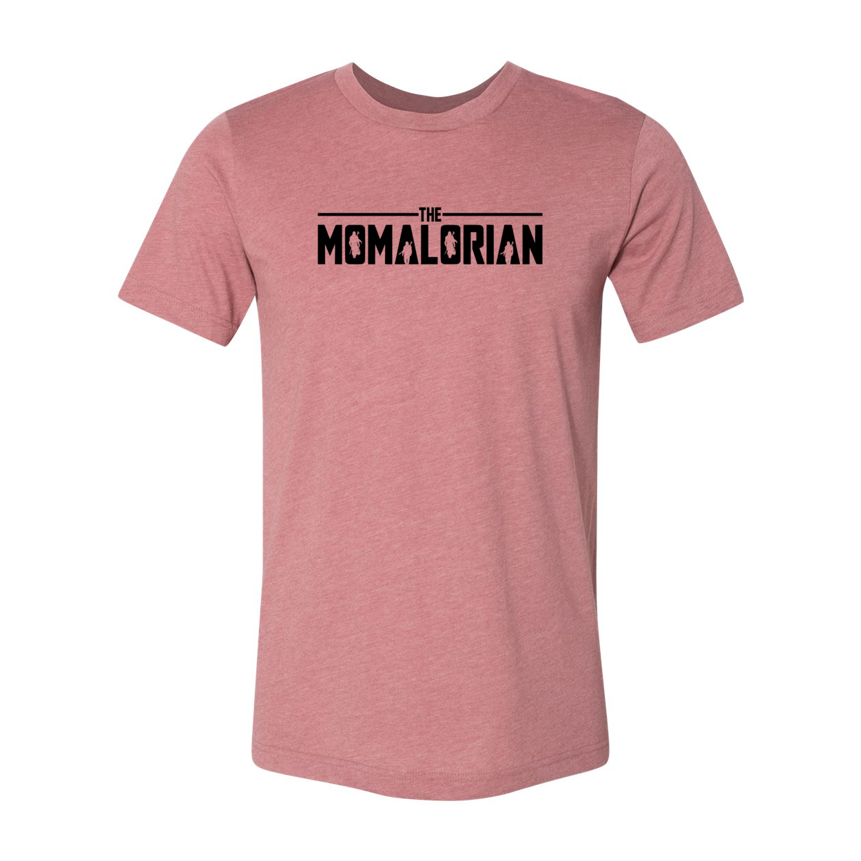 The Momalorian shirt displayed in various colors, showcasing its comfortable fabric and stylish design.