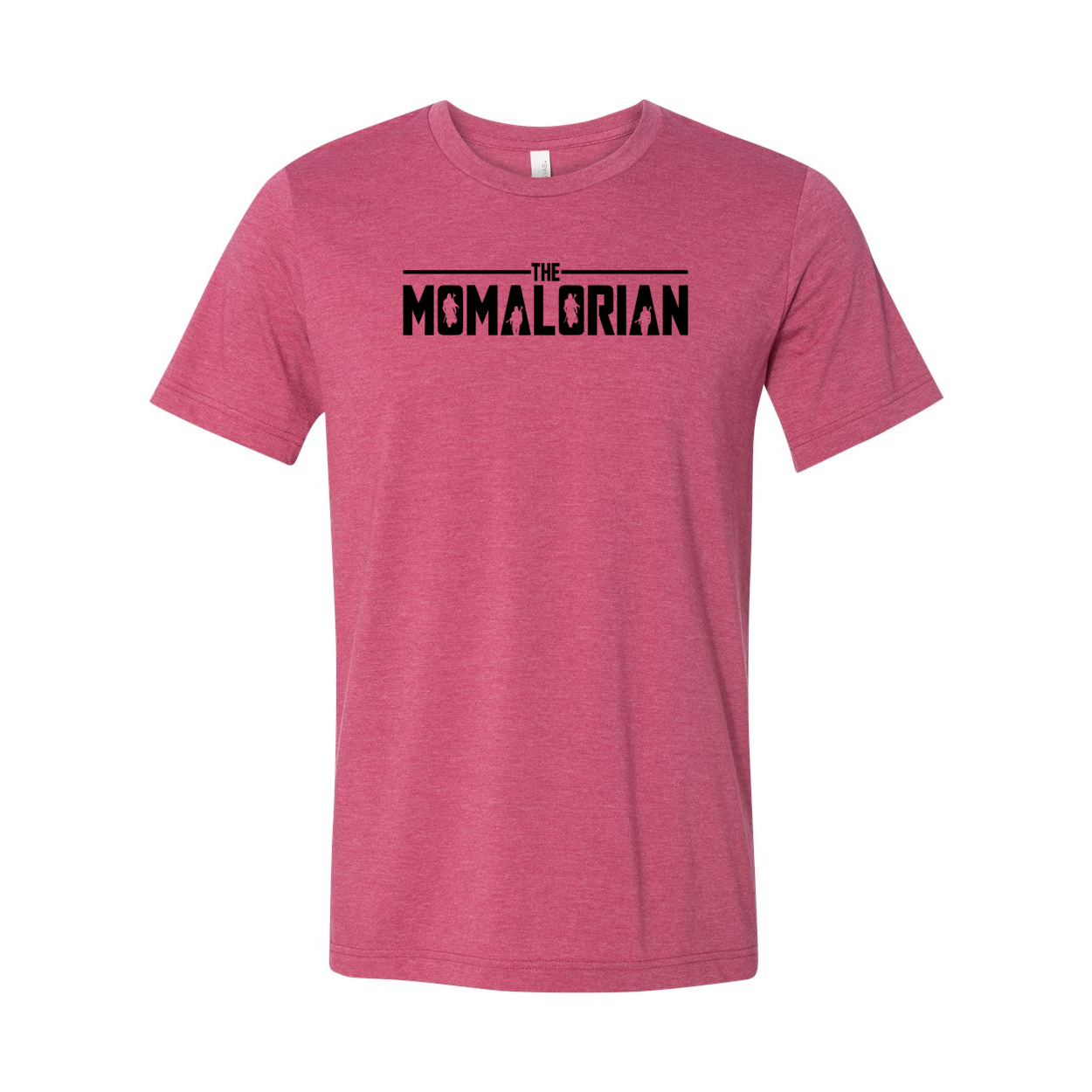 The Momalorian shirt displayed in various colors, showcasing its comfortable fabric and stylish design.