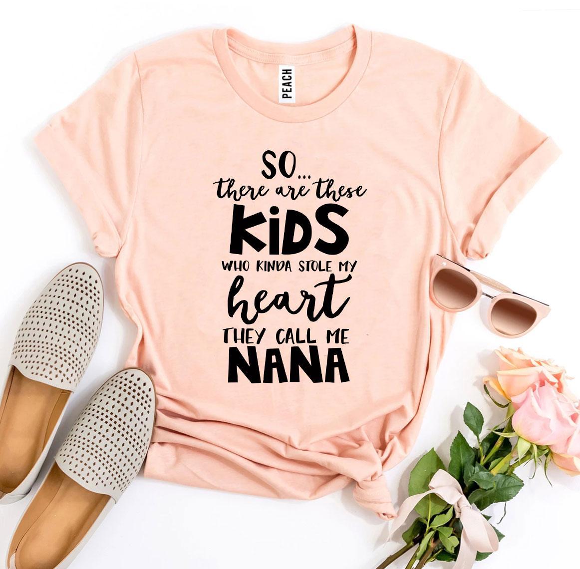 They Call Me Grandma T-shirt made of premium quality cotton, featuring a soft textile flex print design.