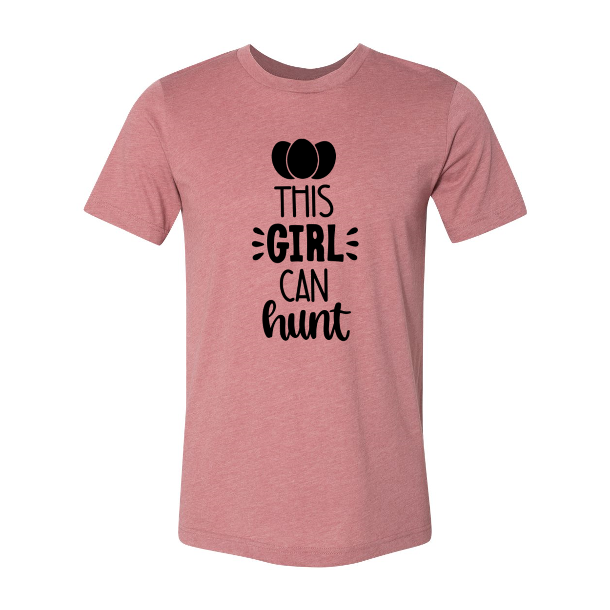 This Girl Can Hunt Unisex T-shirt in various colors, showcasing its comfortable fabric and stylish design.