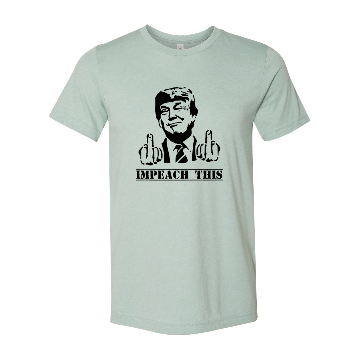 Unisex Trump Impeach This Shirt in various colors, showcasing its comfortable fit and high-quality print.