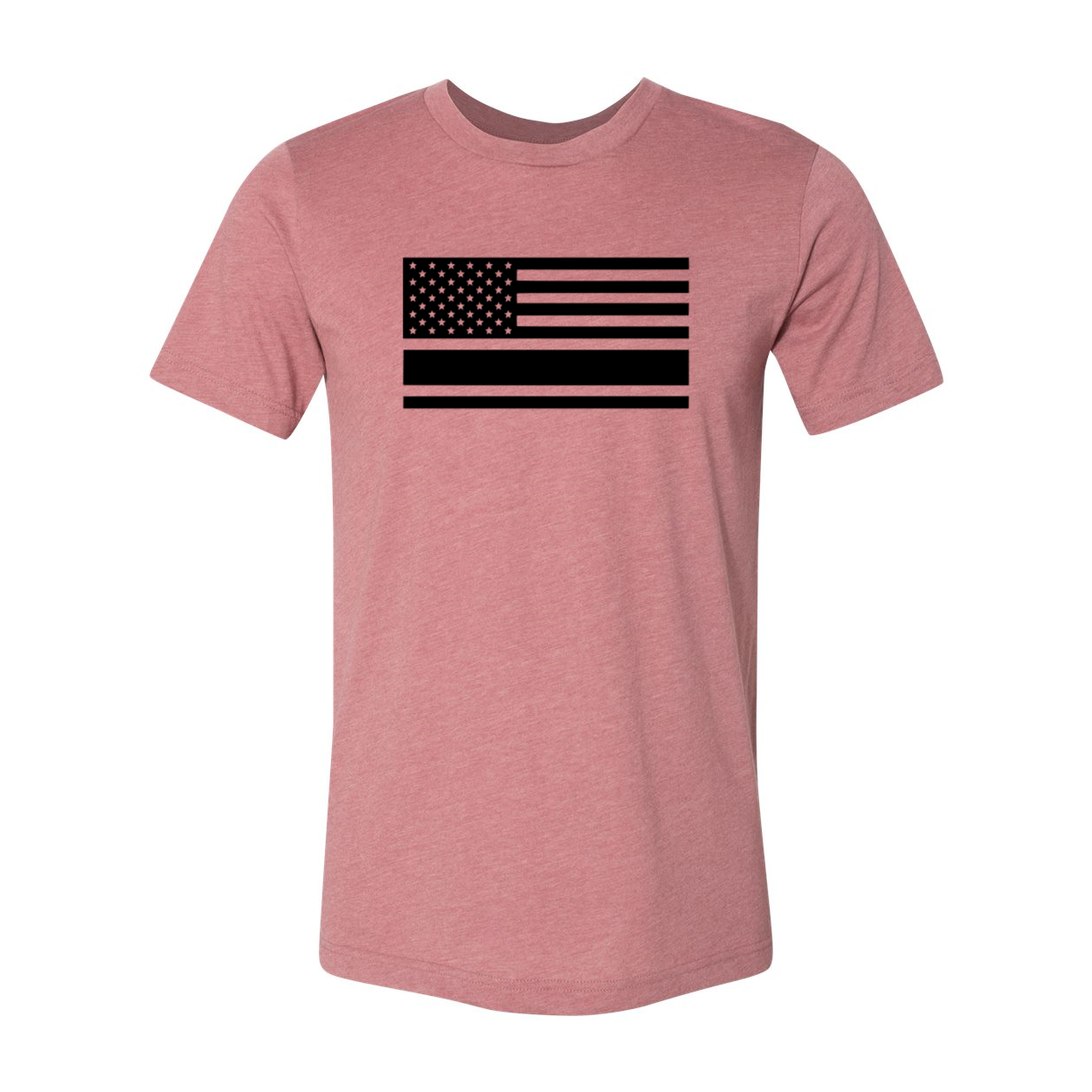 A comfortable unisex USA Flag Shirt made from ring spun cotton, featuring a vibrant print of the American flag.