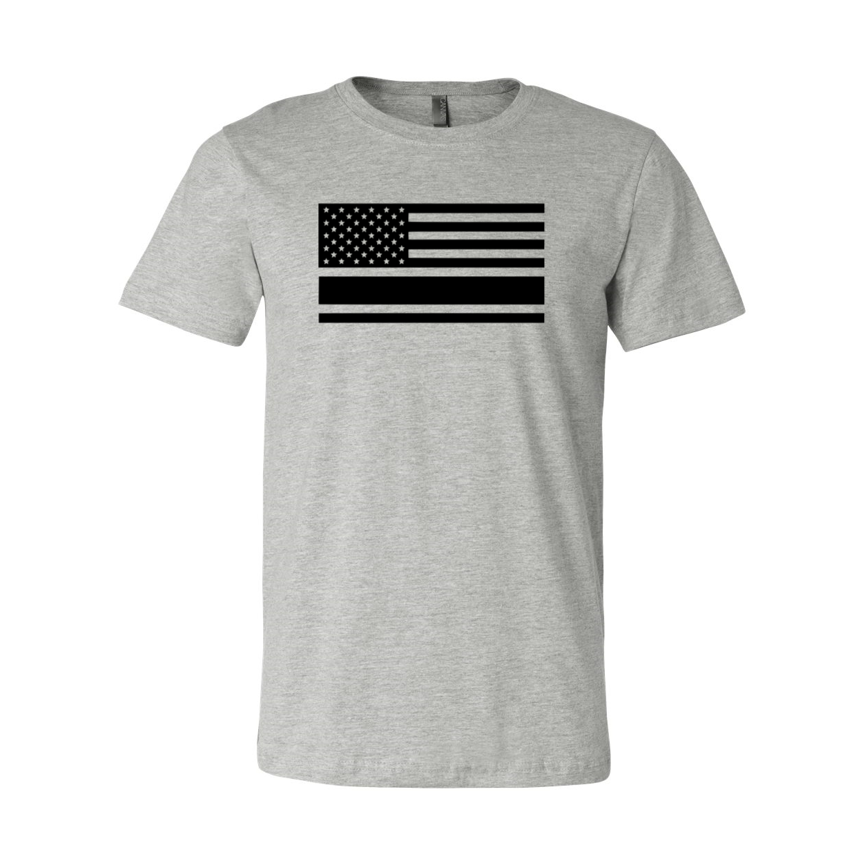 A comfortable unisex USA Flag Shirt made from ring spun cotton, featuring a vibrant print of the American flag.