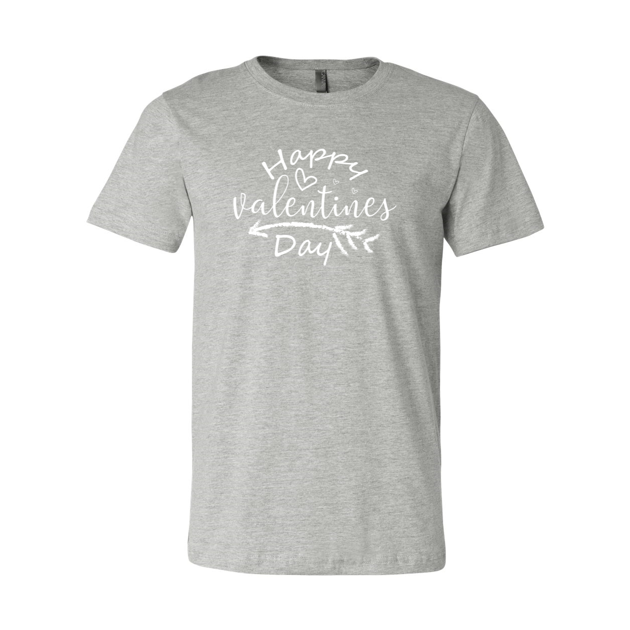 VAL0133 Happy Valentines Day Shirt in various colors, showcasing its soft fabric and stylish design.